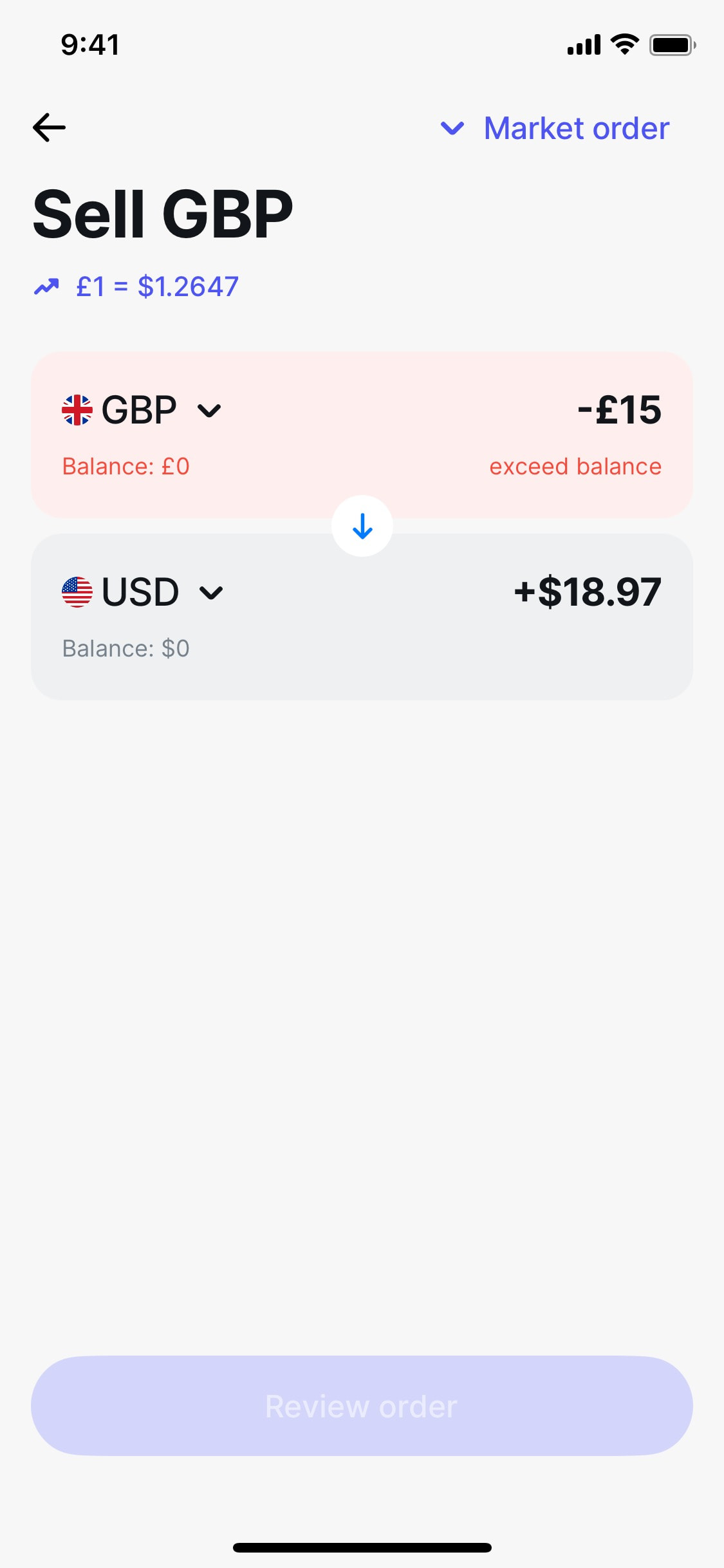 Revolut iOS screen 494