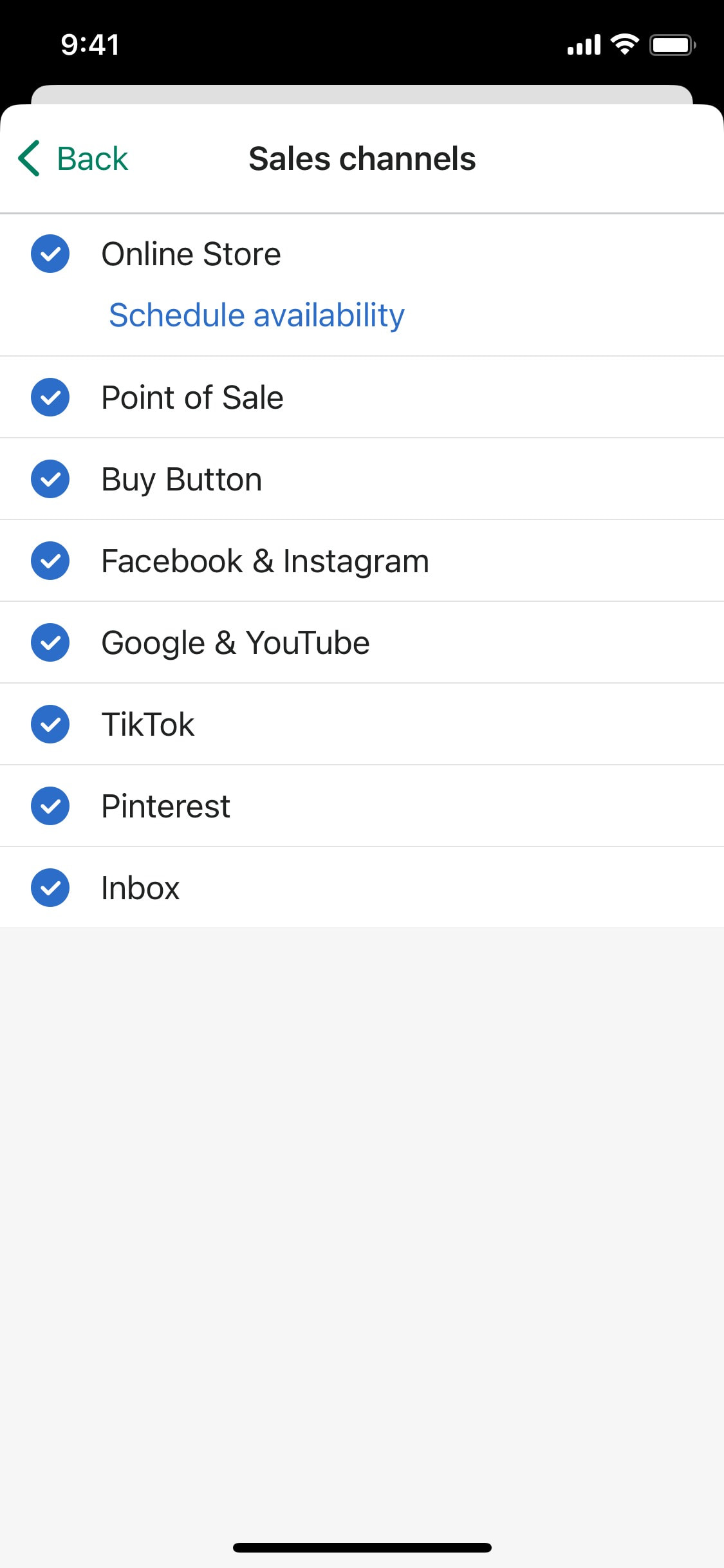 Shopify iOS screen 109