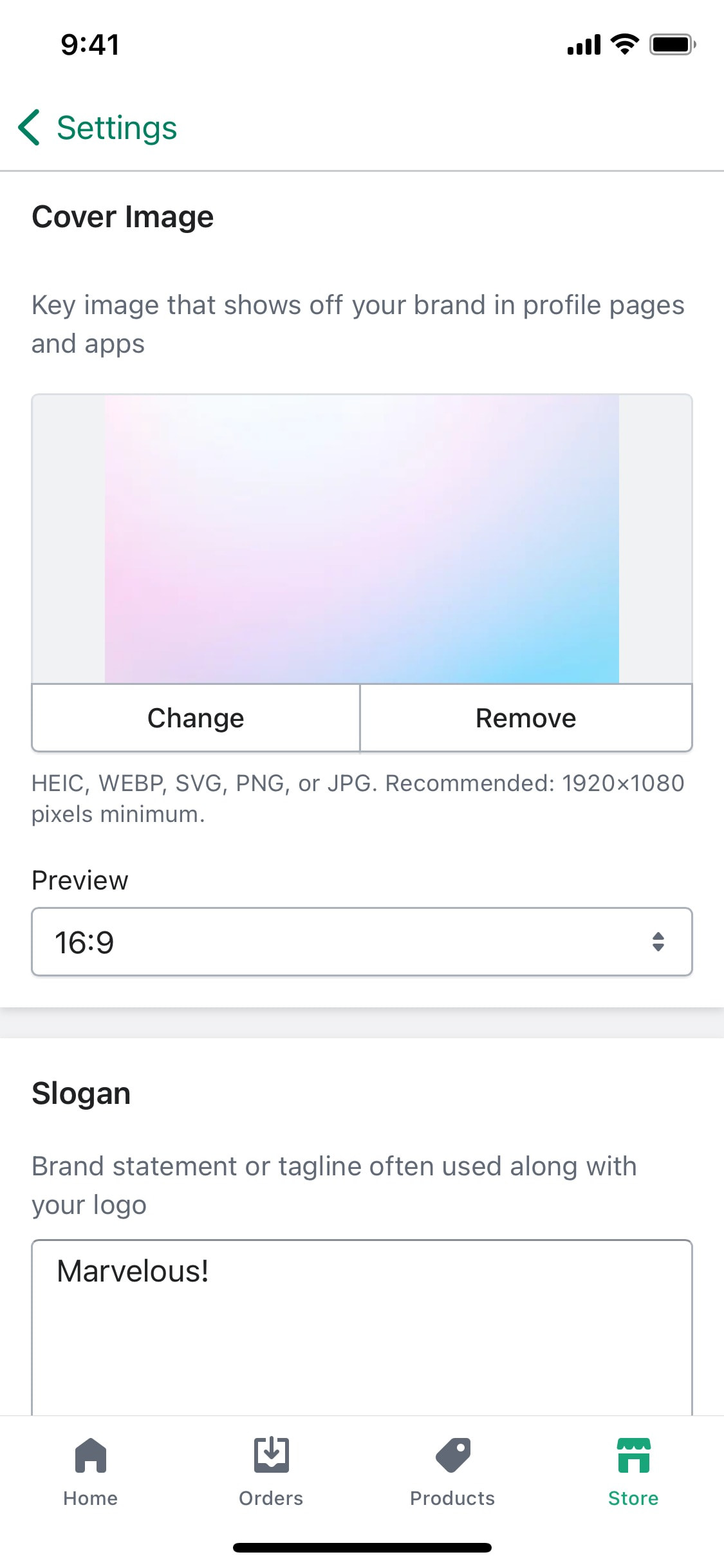 Shopify iOS screen 150