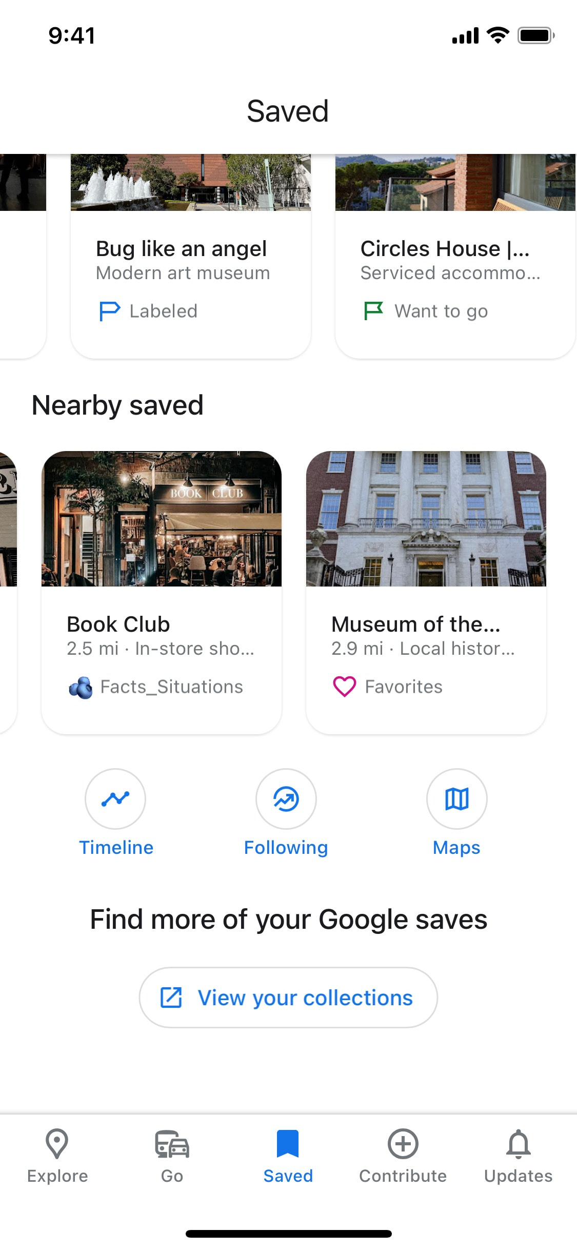 Google Maps iOS screen 220