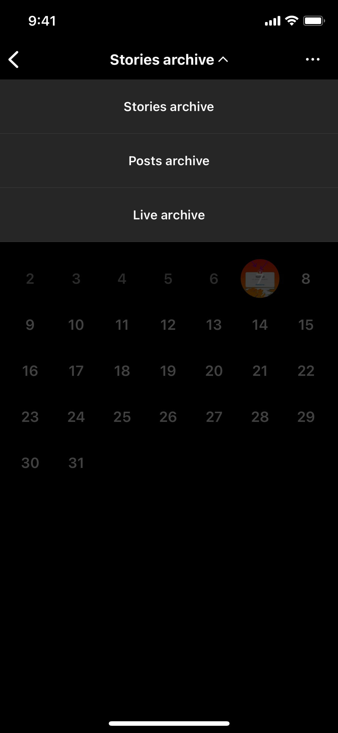 Instagram iOS screen 304
