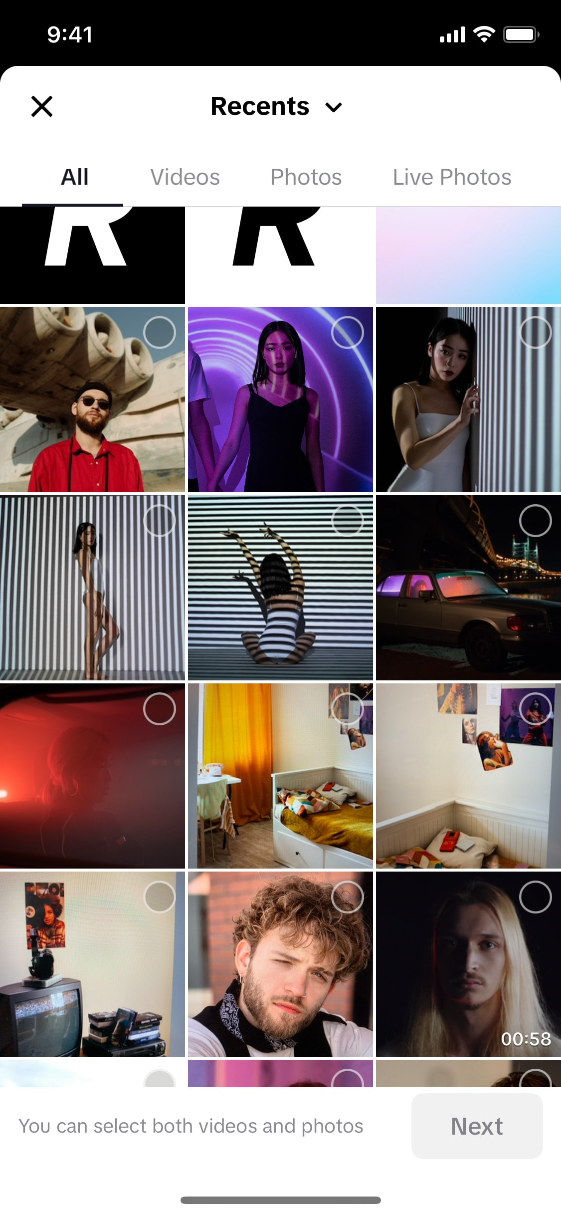 TikTok iOS screen 577
