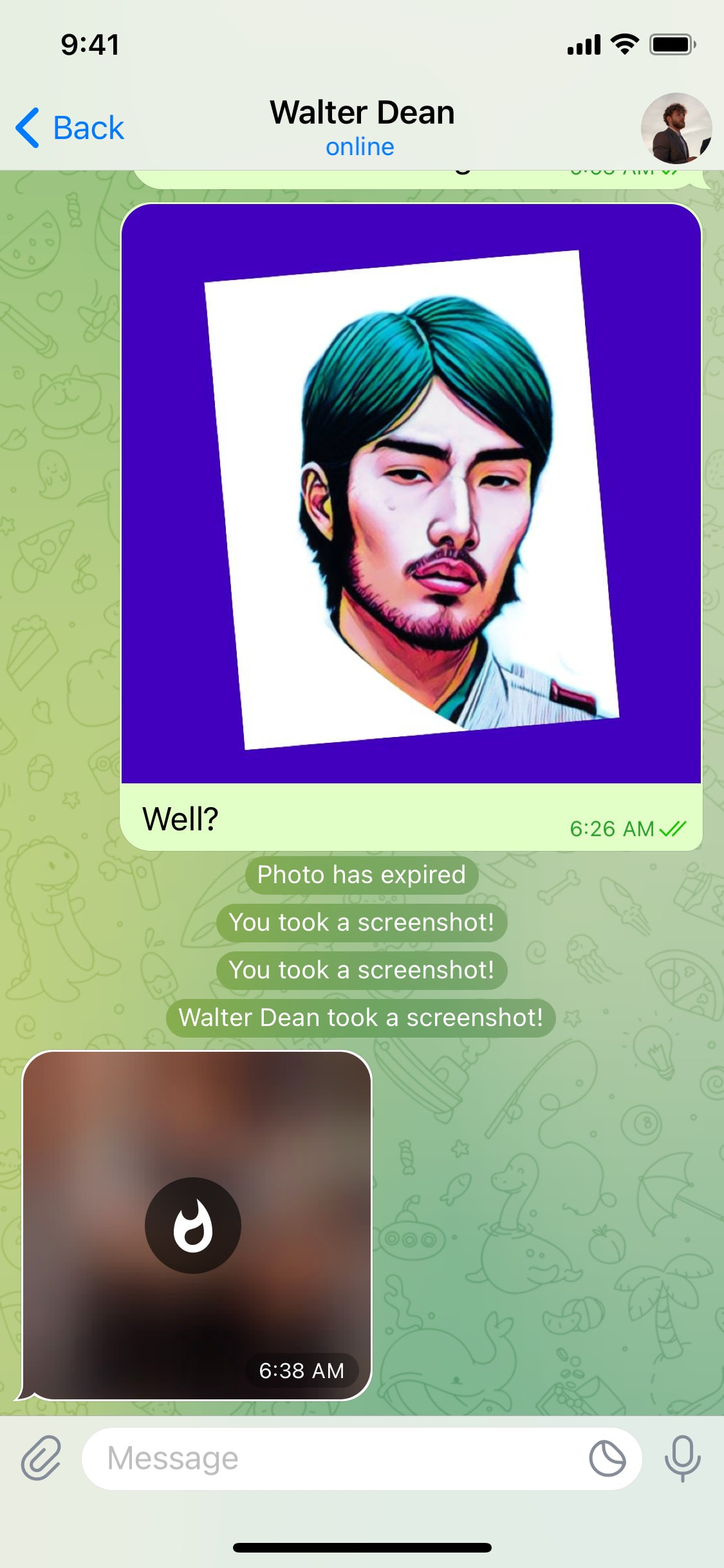 Telegram iOS screen 311