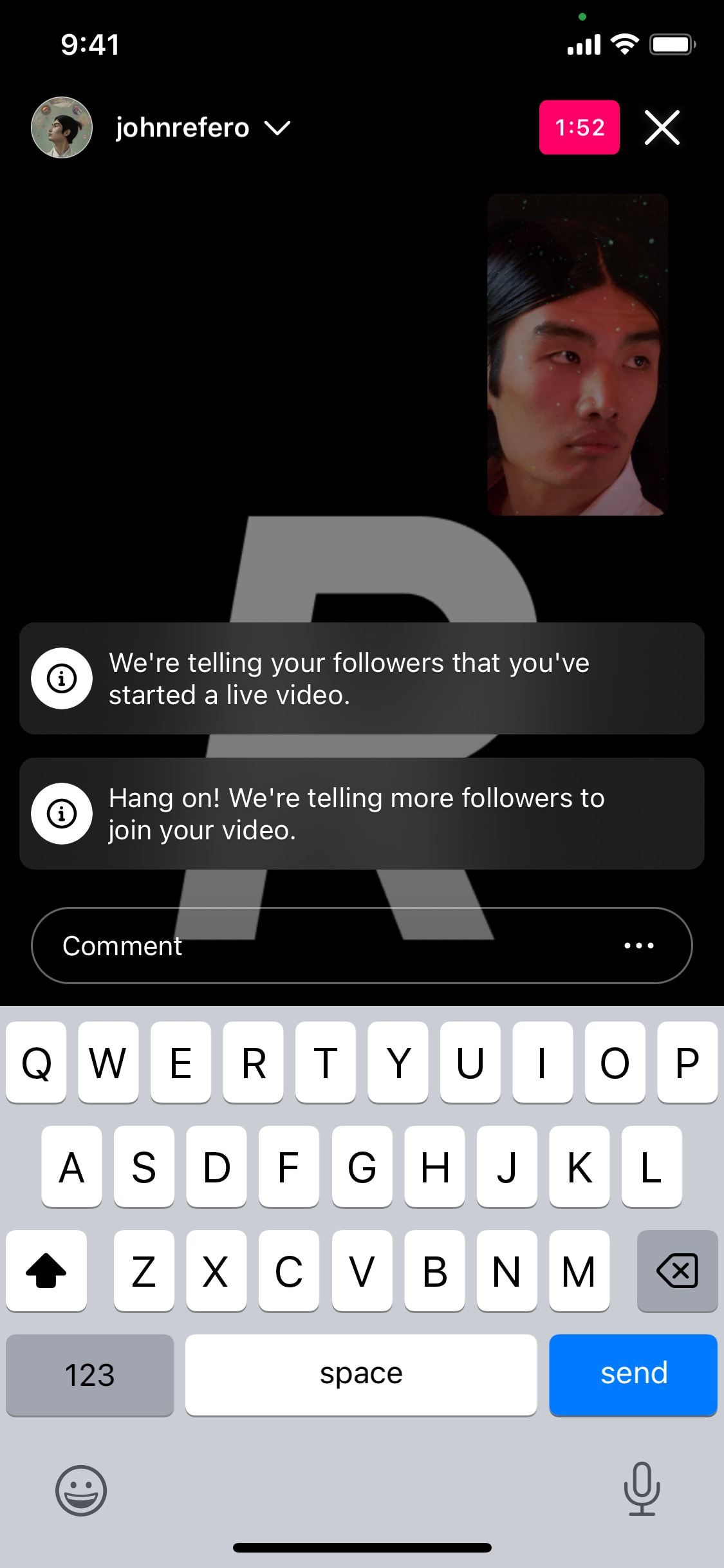 Instagram iOS screen 742