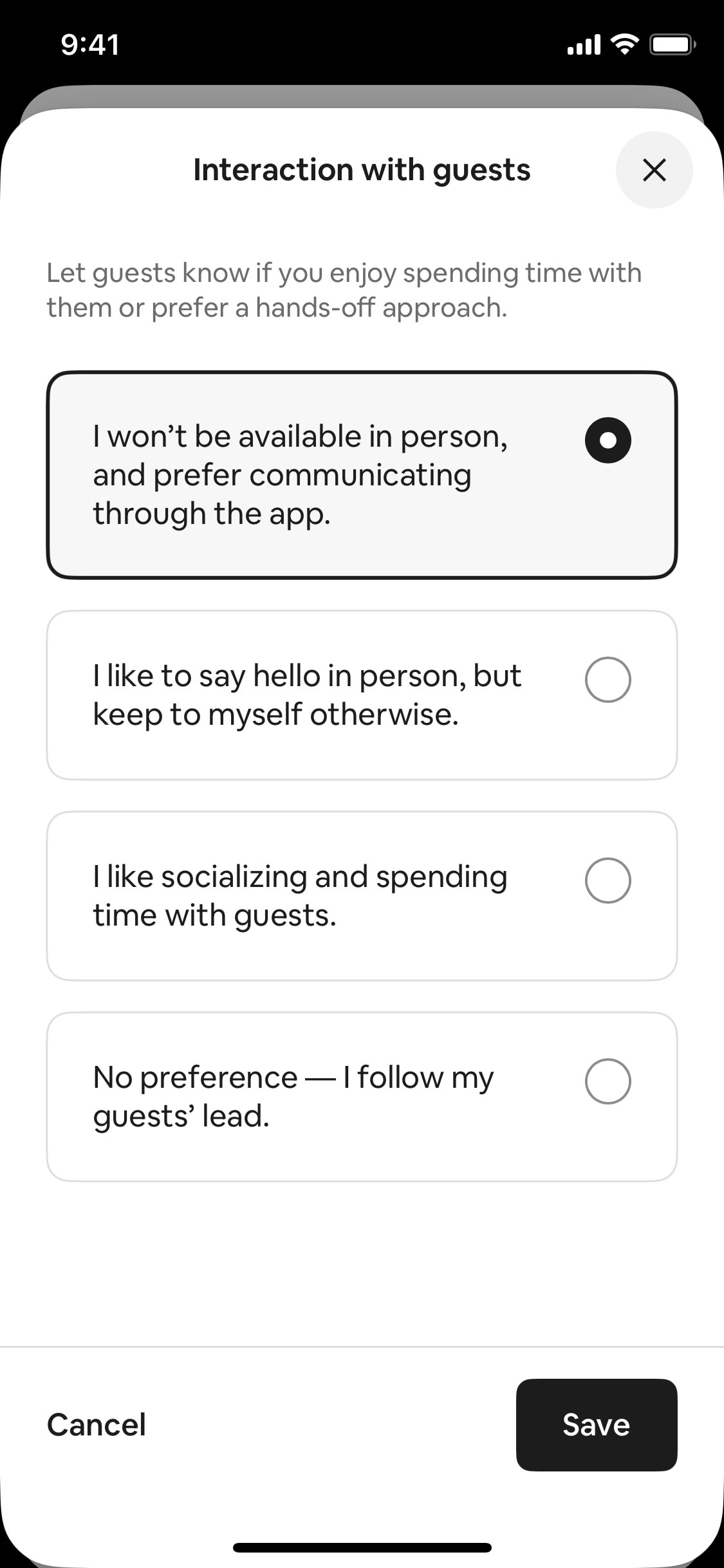 Airbnb iOS screen 412