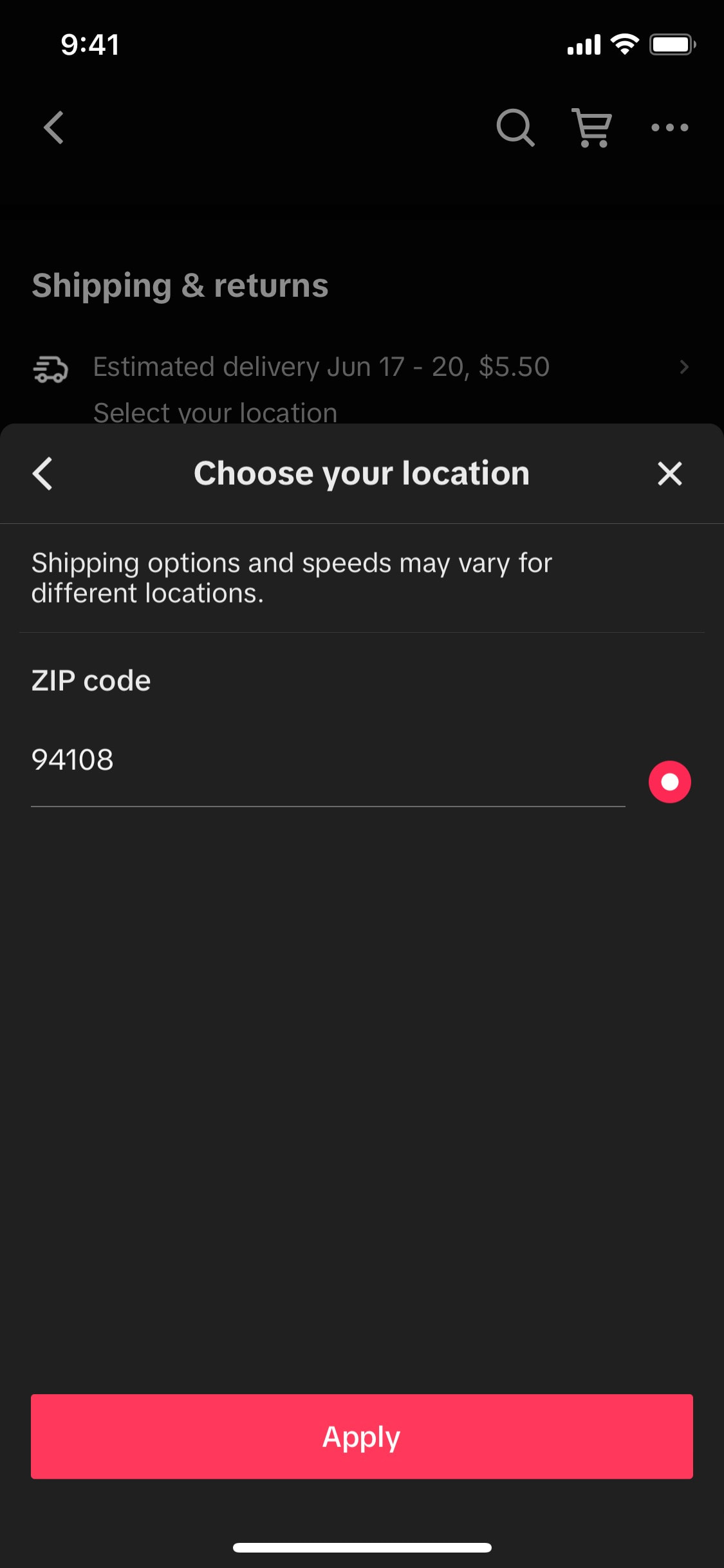 TikTok iOS screen 675