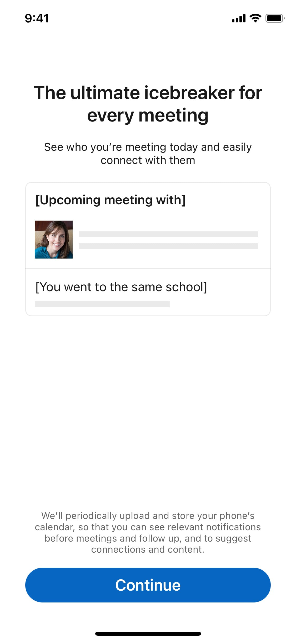 LinkedIn iOS screen 307