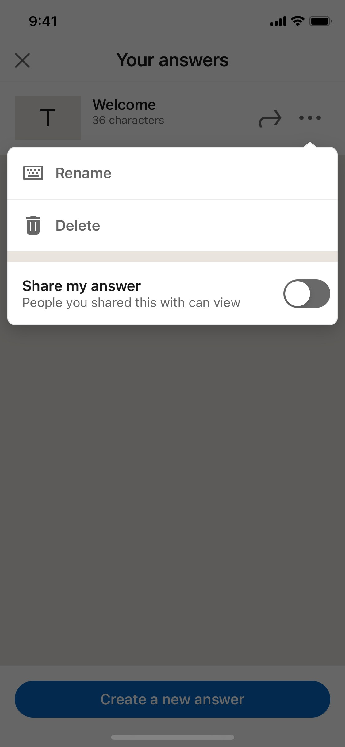 LinkedIn iOS screen 378
