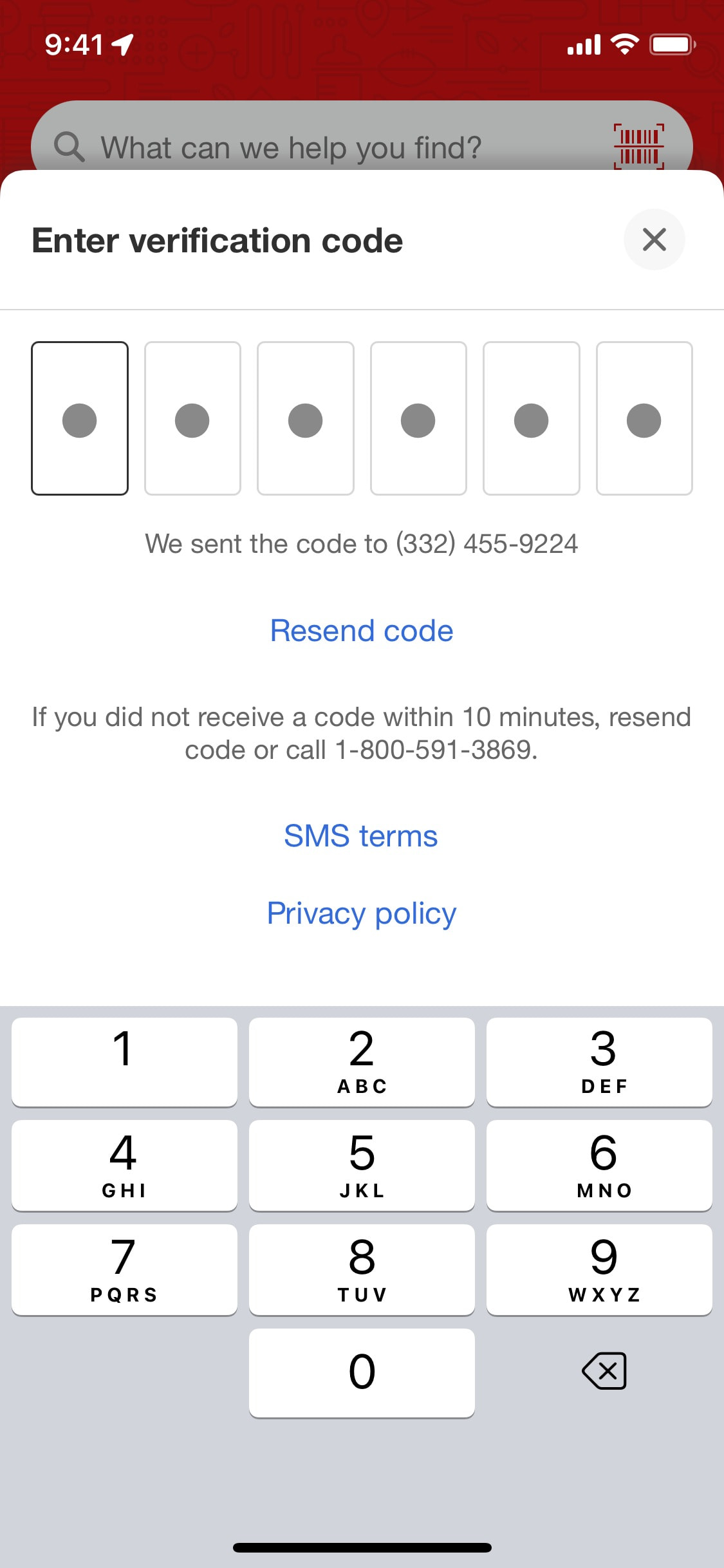 Target iOS screen 63