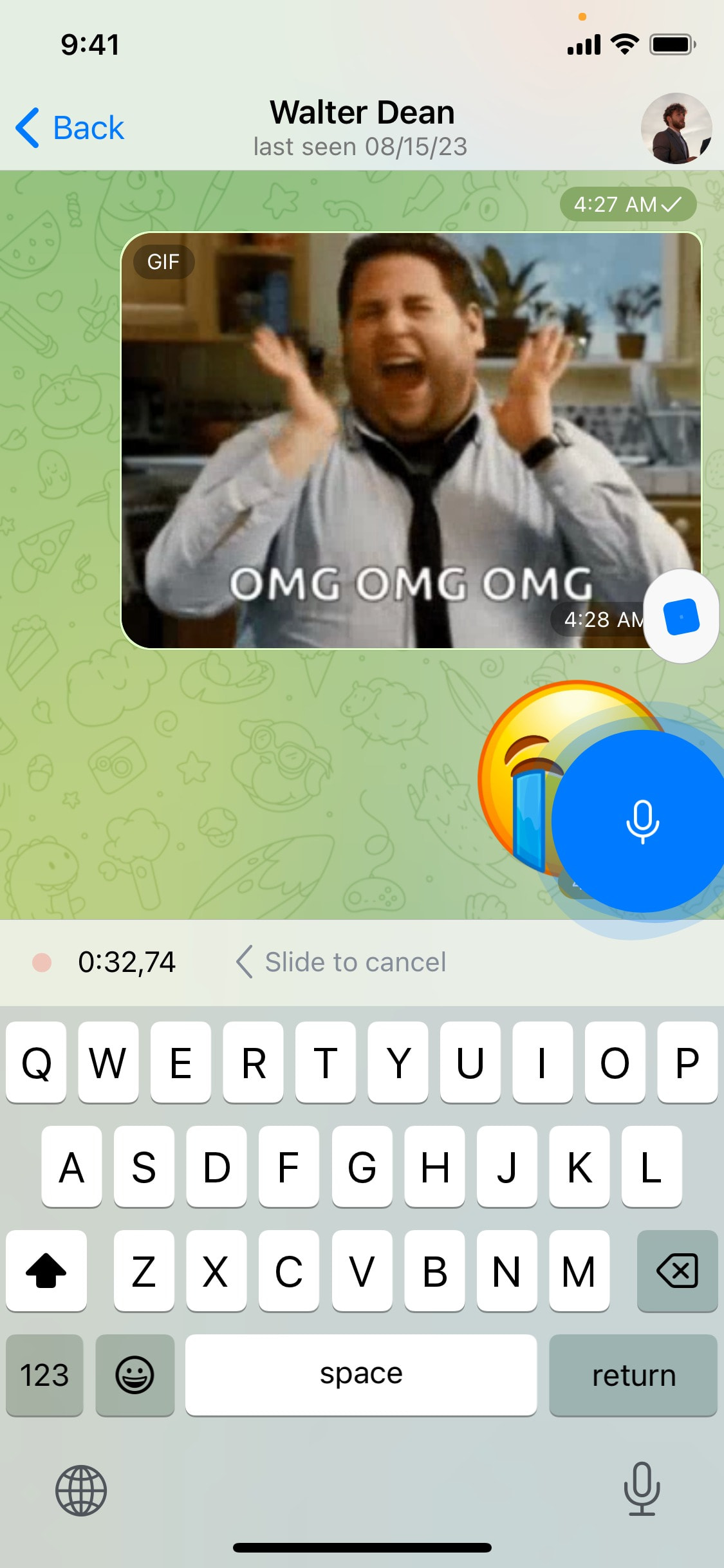 Telegram iOS screen 210