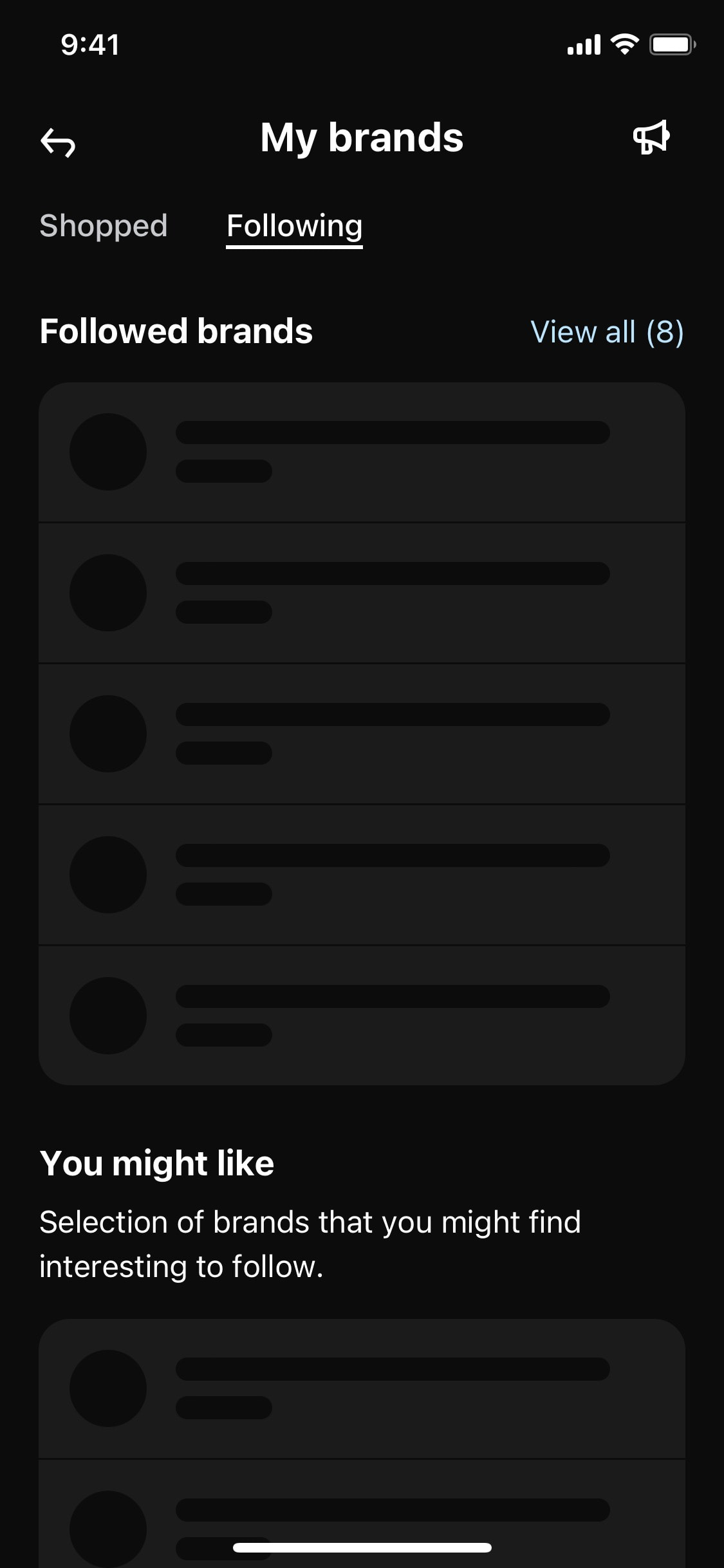 Klarna iOS screen 160