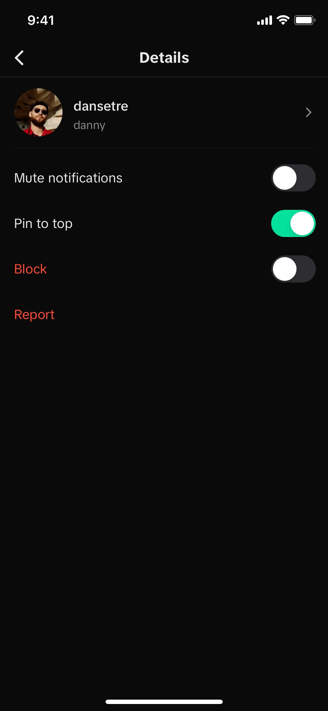TikTok iOS screen 252