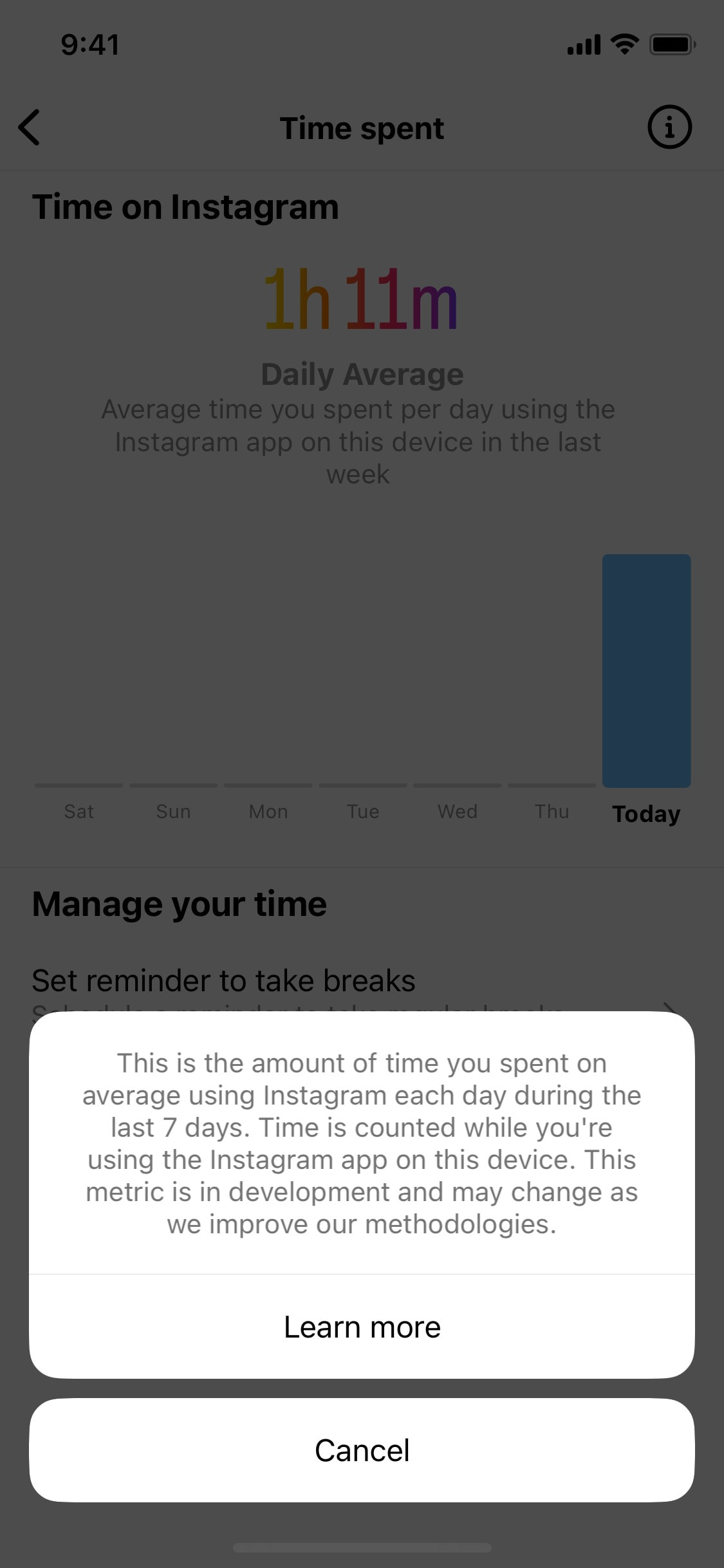 Instagram iOS screen 26