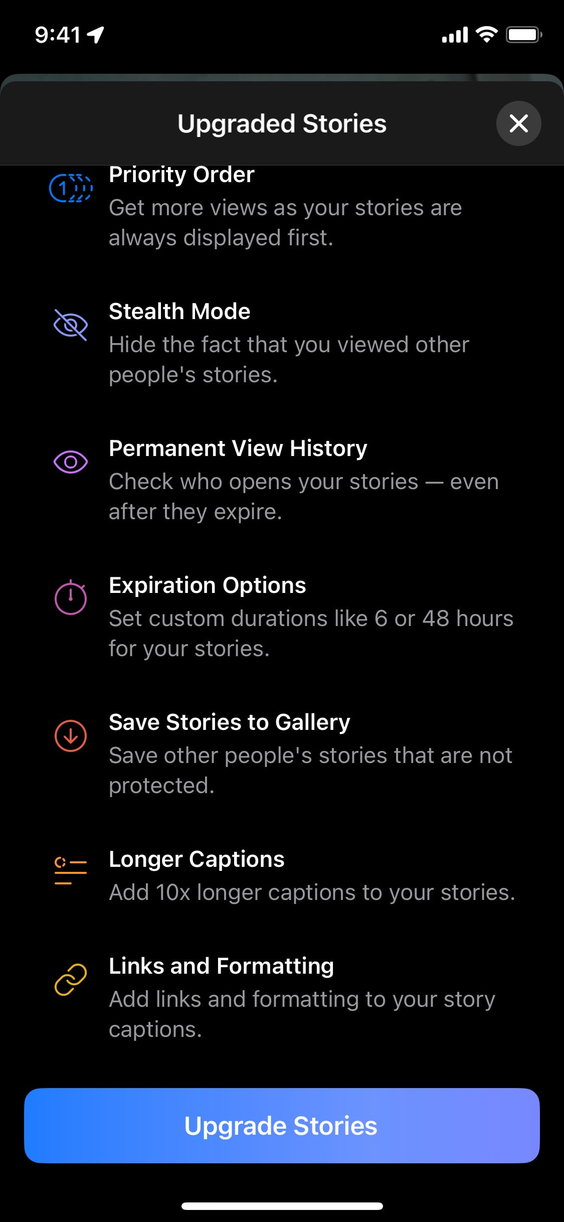 Telegram iOS screen 228