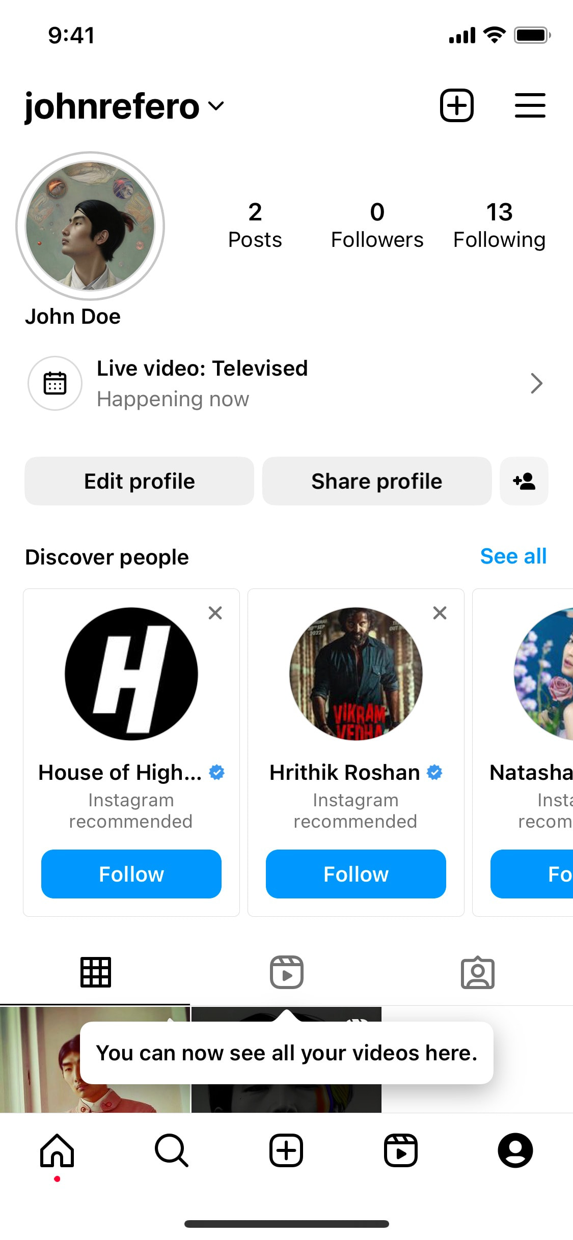 Instagram iOS screen 137