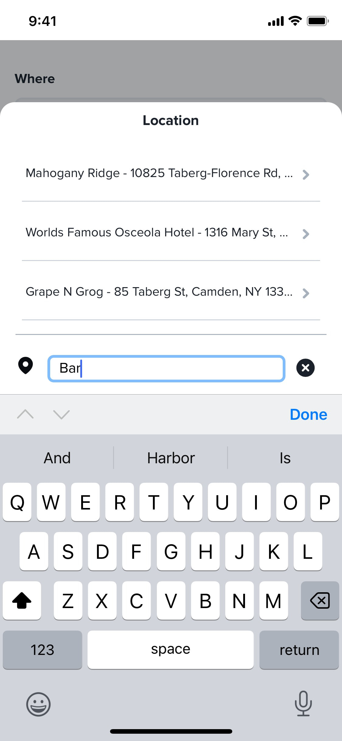 Tinder iOS screen 137