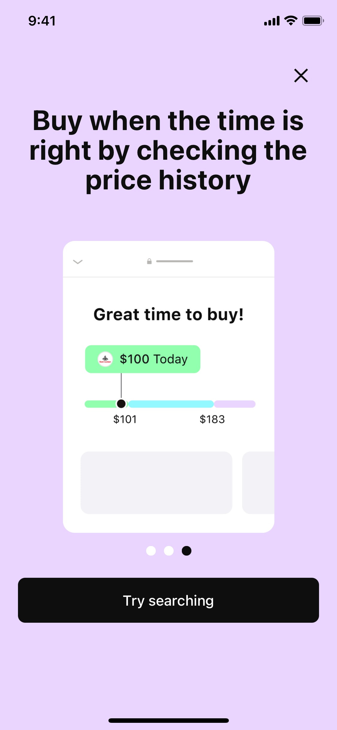 Klarna iOS screen 287