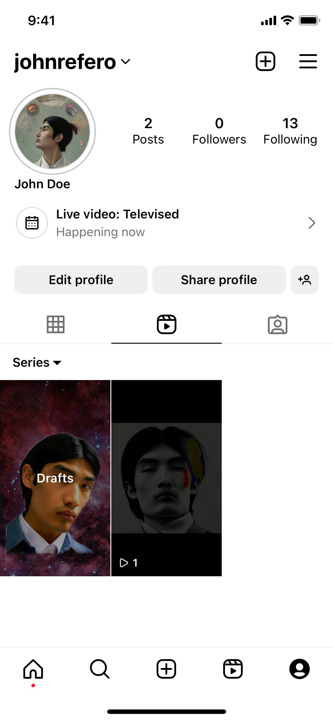 Instagram iOS screen 144