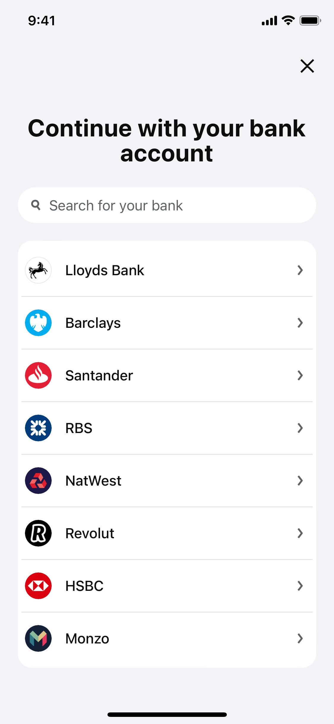 Klarna iOS screen 323