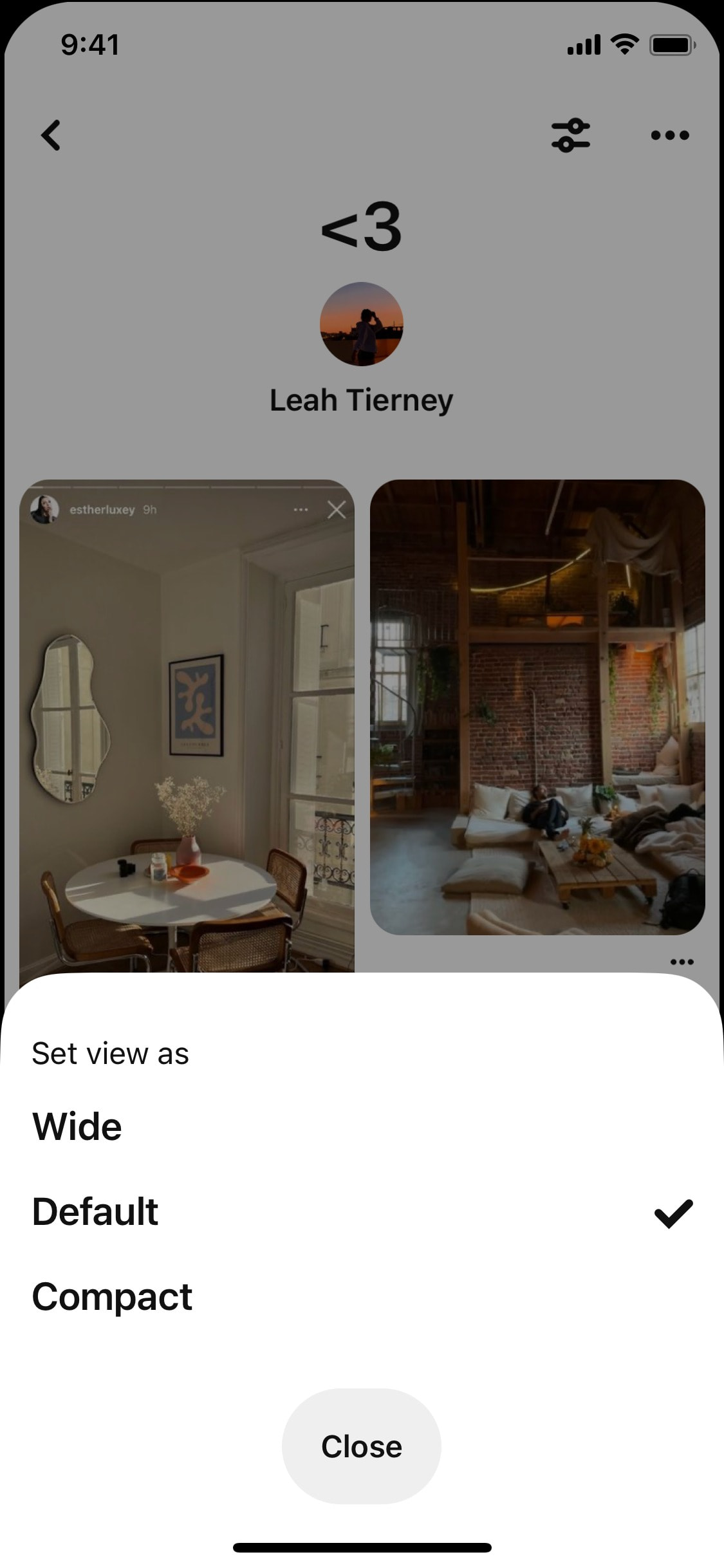 Pinterest iOS screen 14