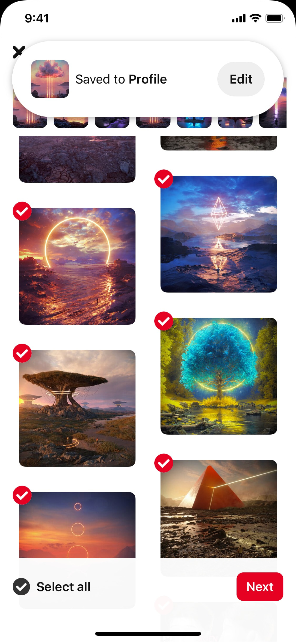 Pinterest iOS screen 29