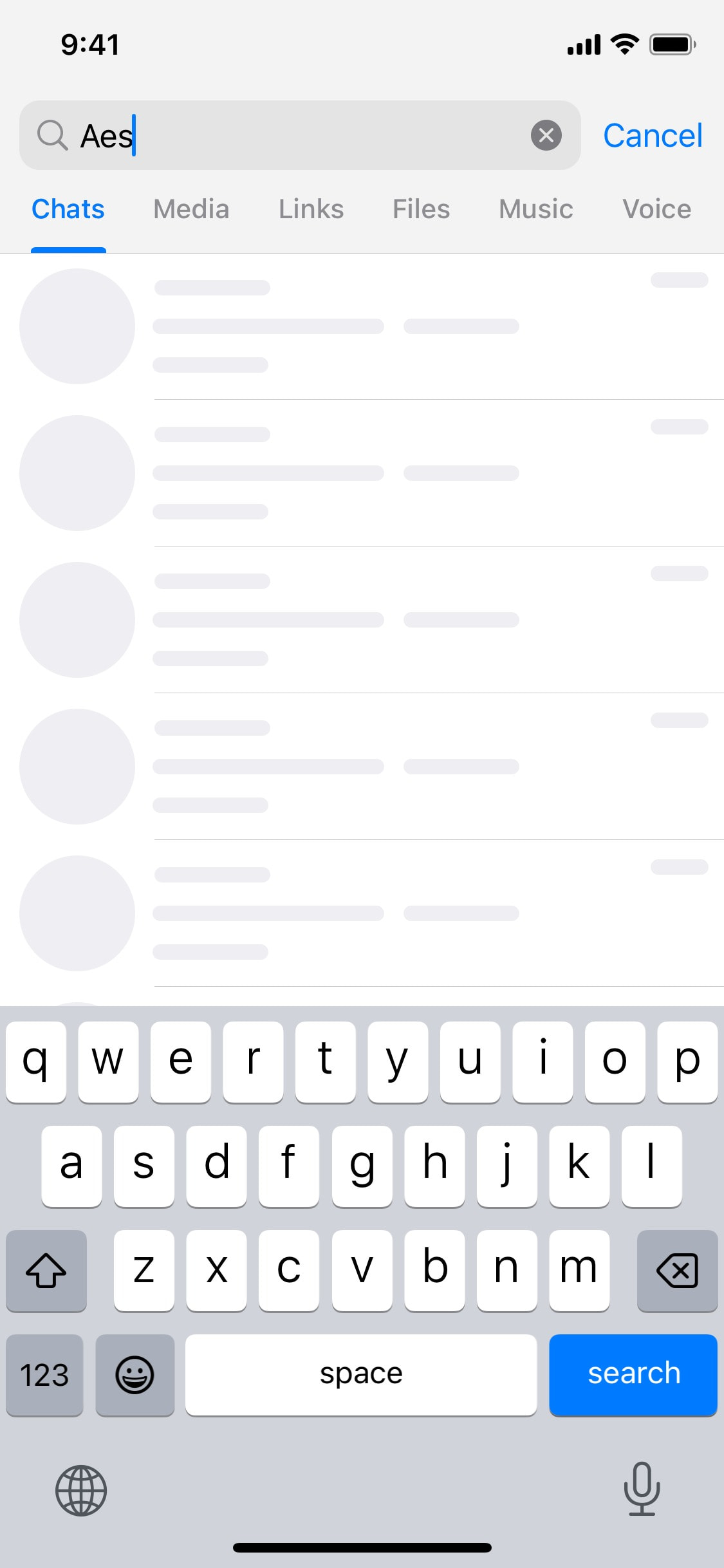 Telegram iOS screen 117