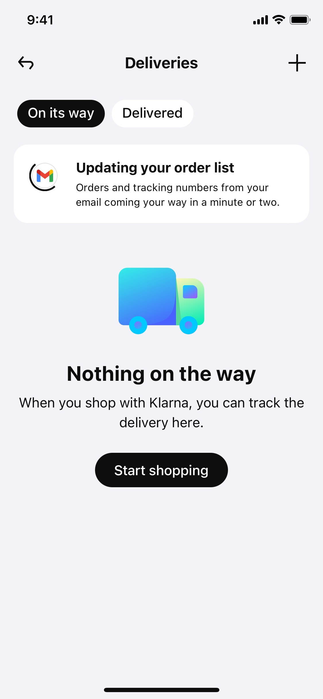 Klarna iOS screen 373