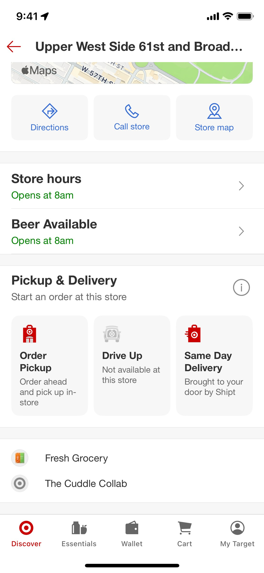 Target iOS screen 366