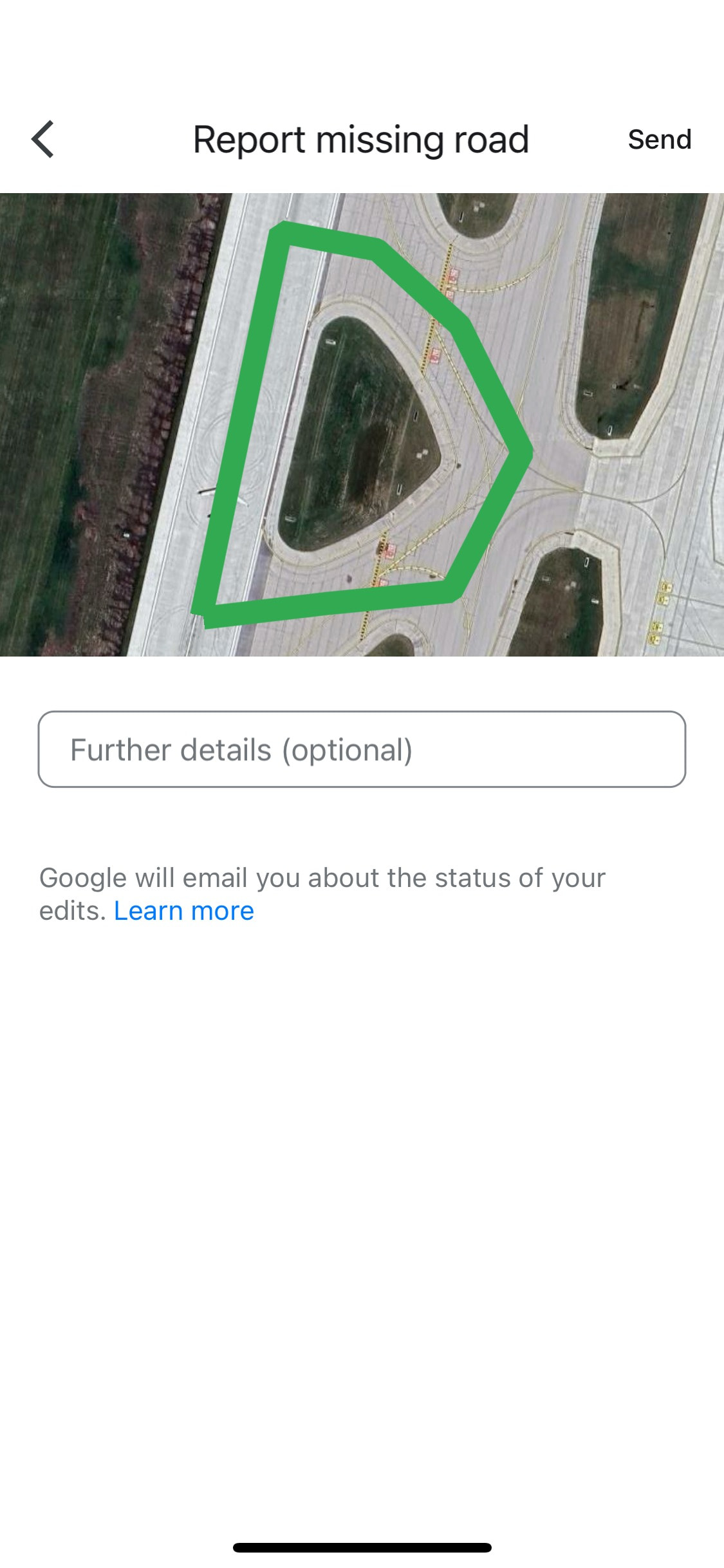 Google Maps iOS screen 101