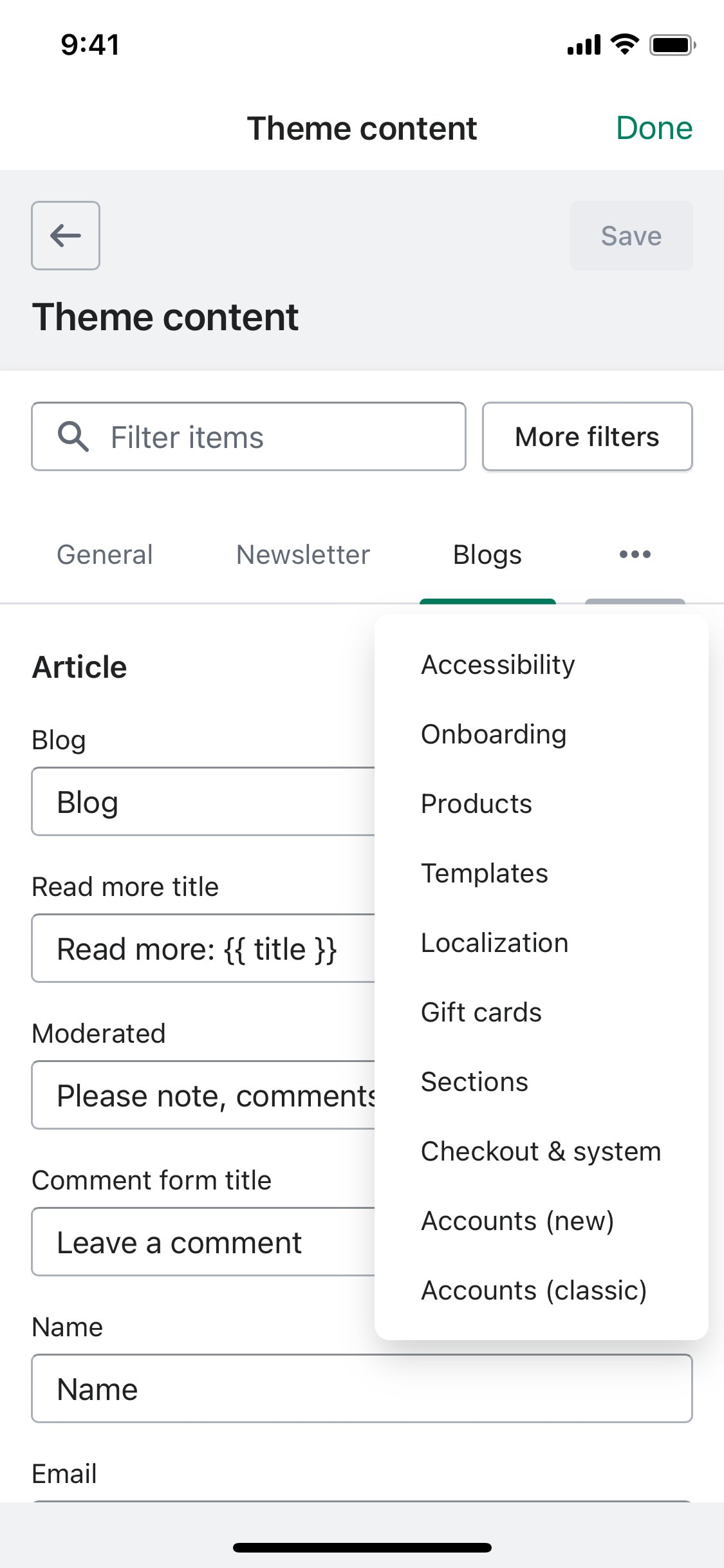 Shopify iOS screen 14
