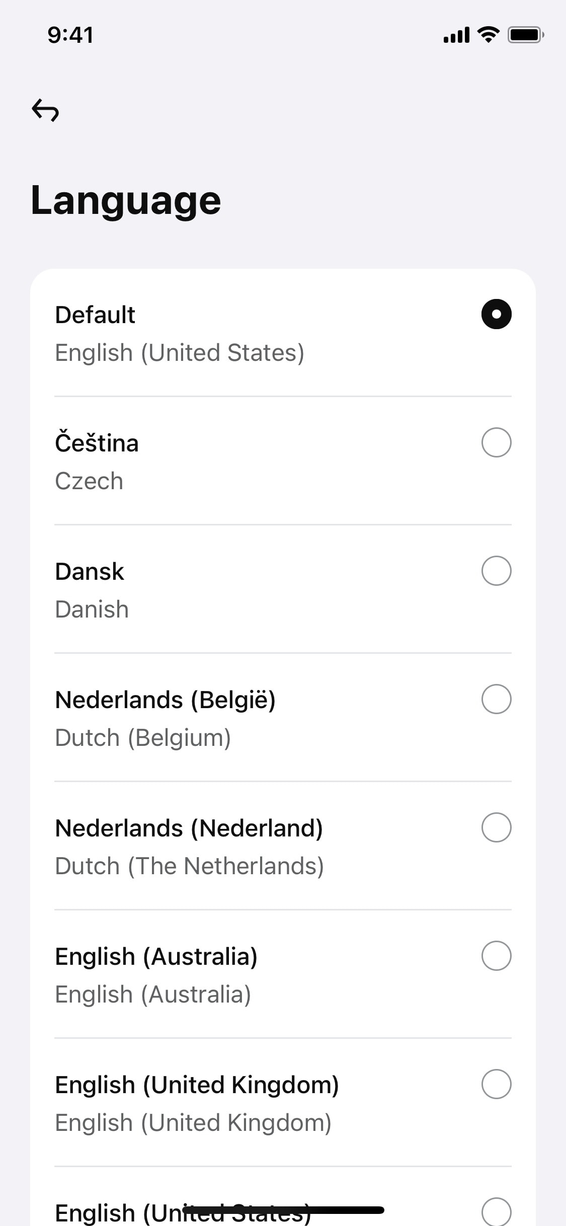 Klarna iOS screen 385