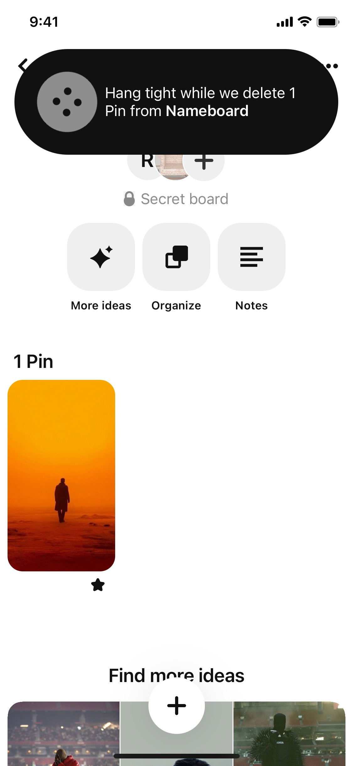 Pinterest iOS screen 174