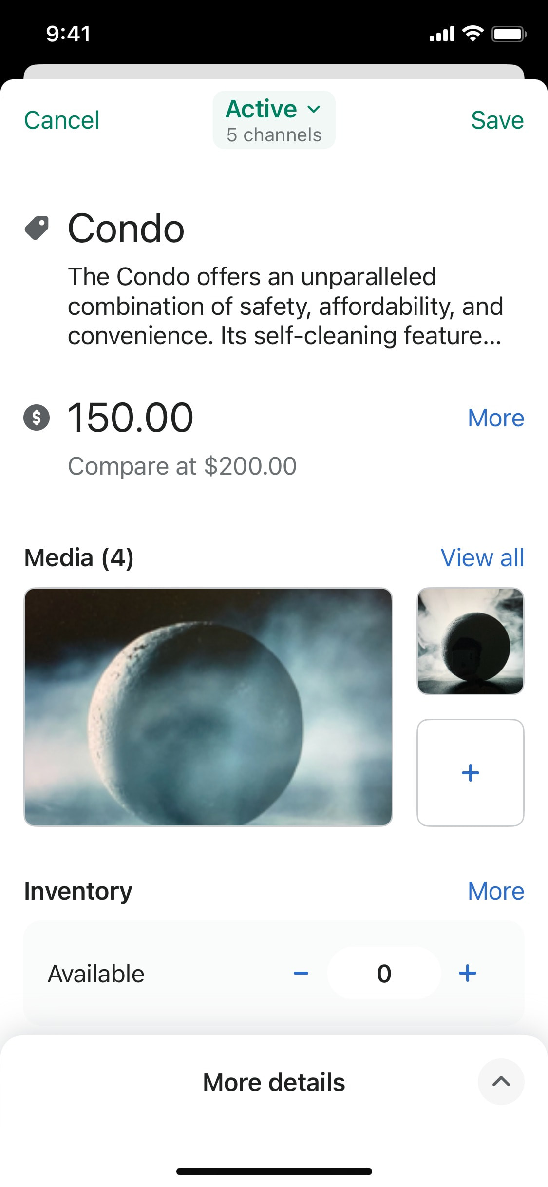Shopify iOS screen 600