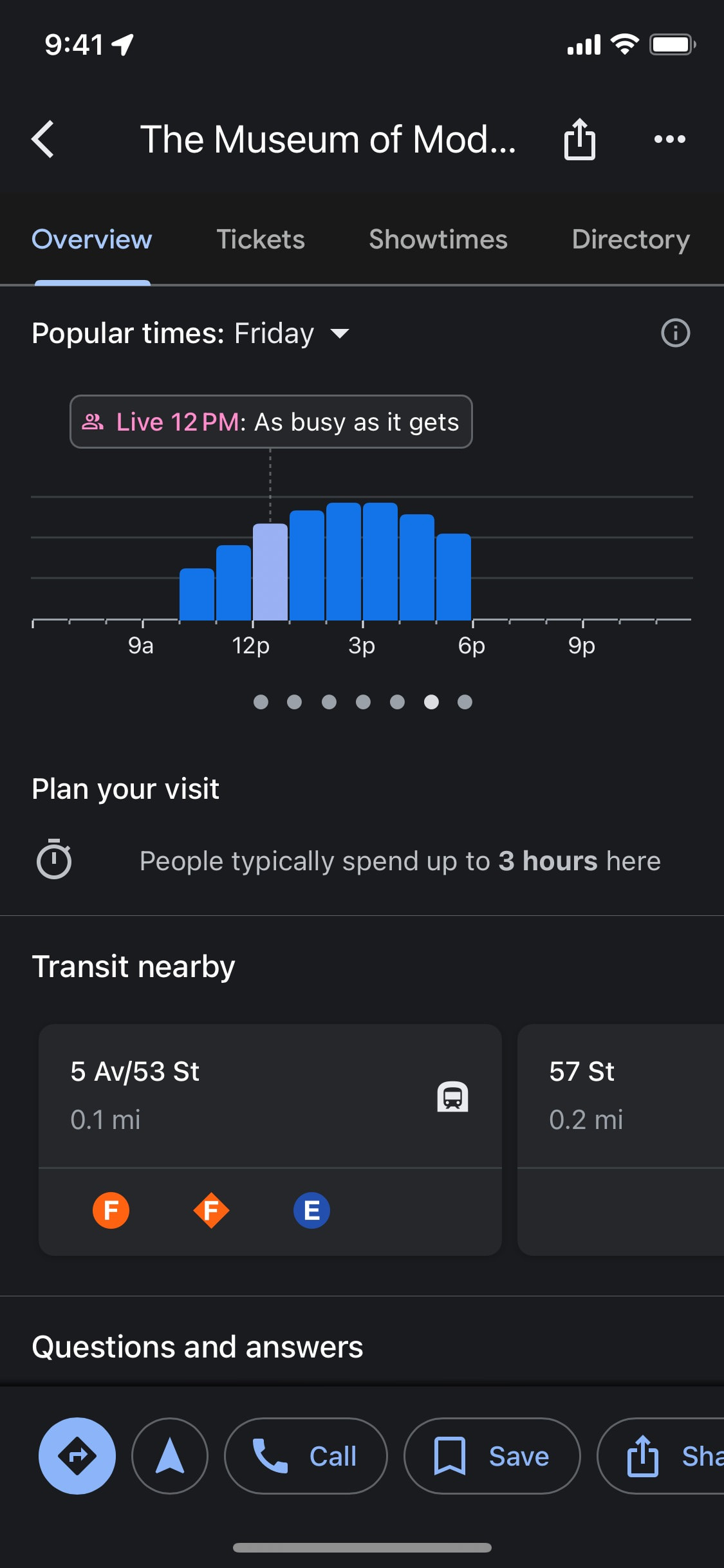 Google Maps iOS screen 547