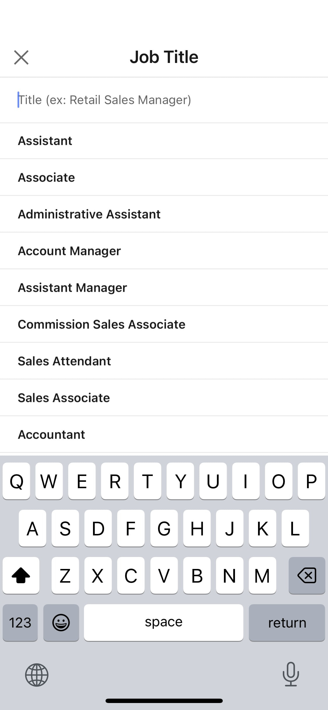 LinkedIn iOS screen 535