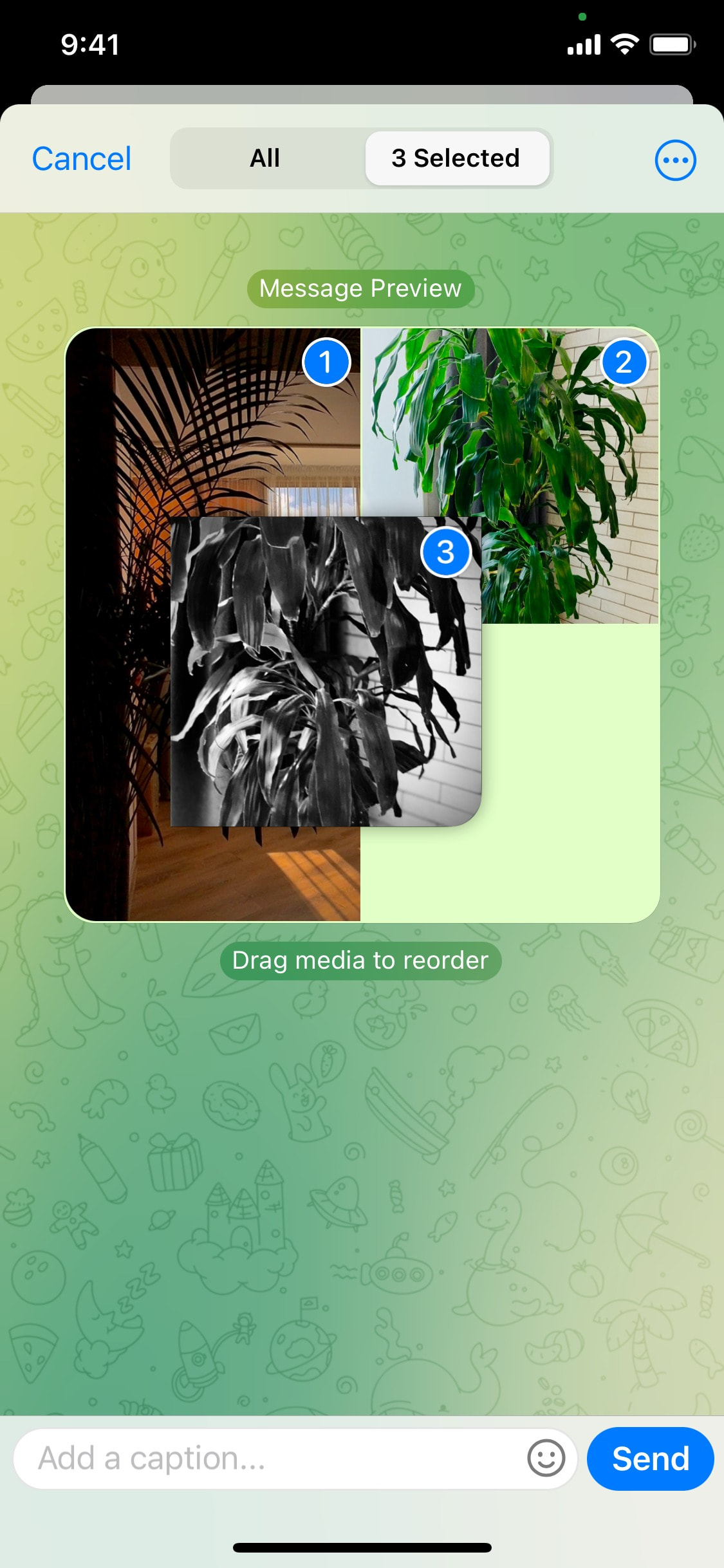 Telegram iOS screen 544