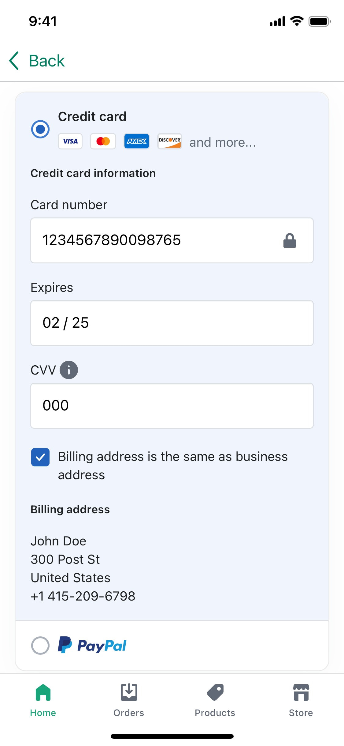 Shopify iOS screen 498