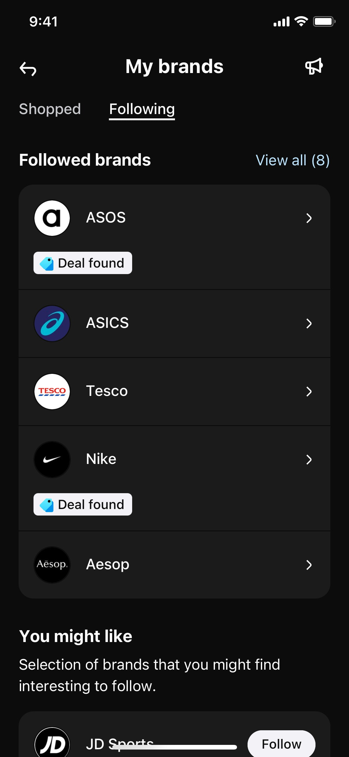 Klarna iOS screen 279