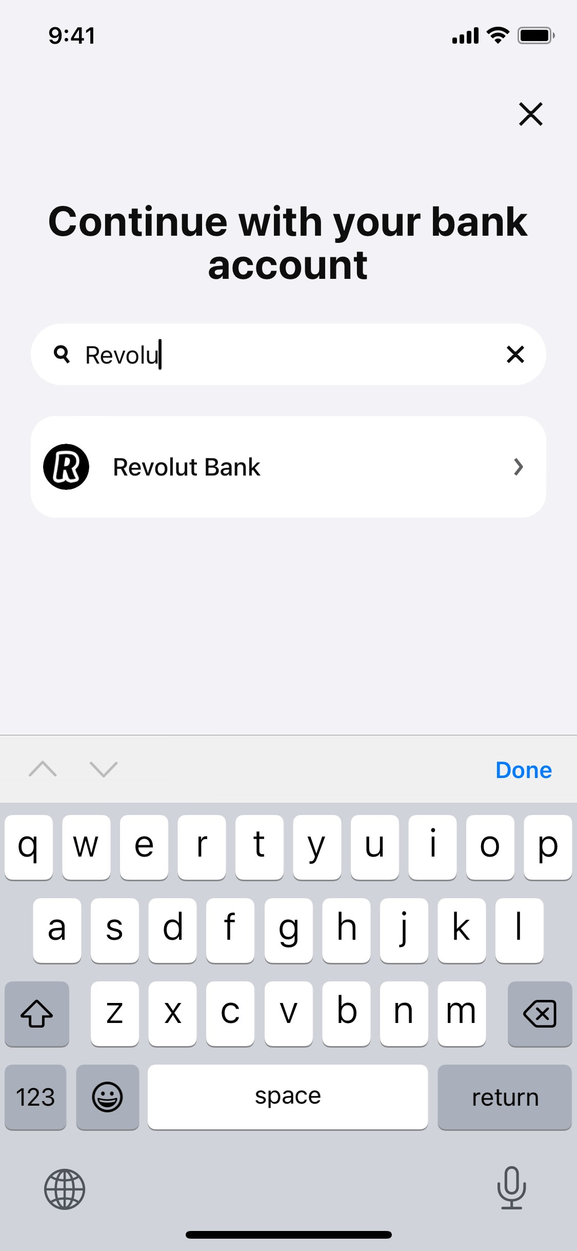 Klarna iOS screen 44