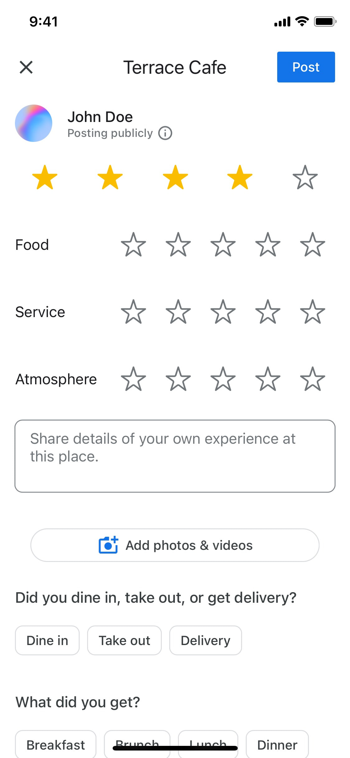 Google Maps iOS screen 349