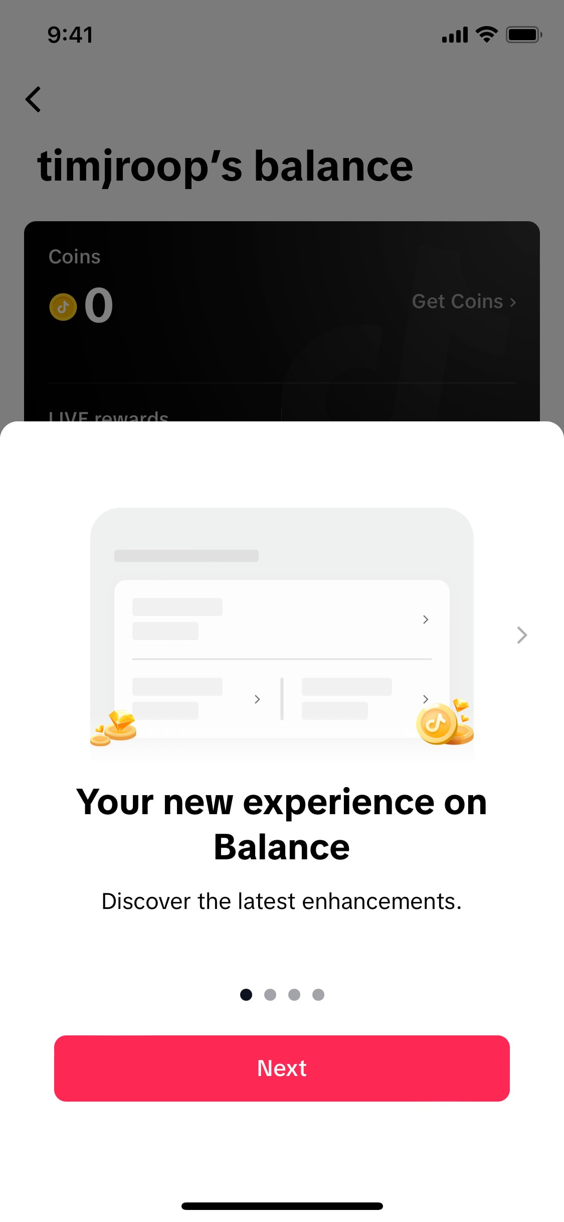 TikTok iOS screen 553
