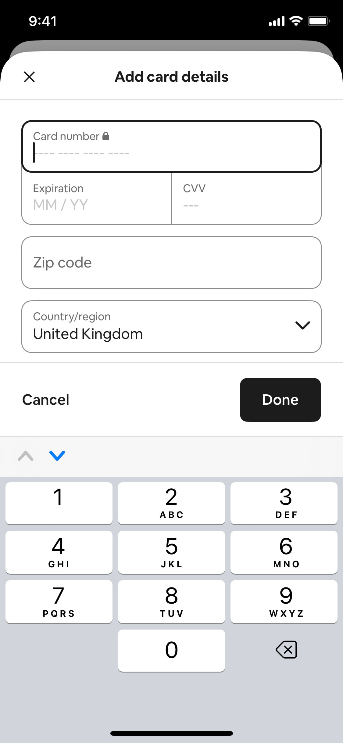 Airbnb iOS screen 228