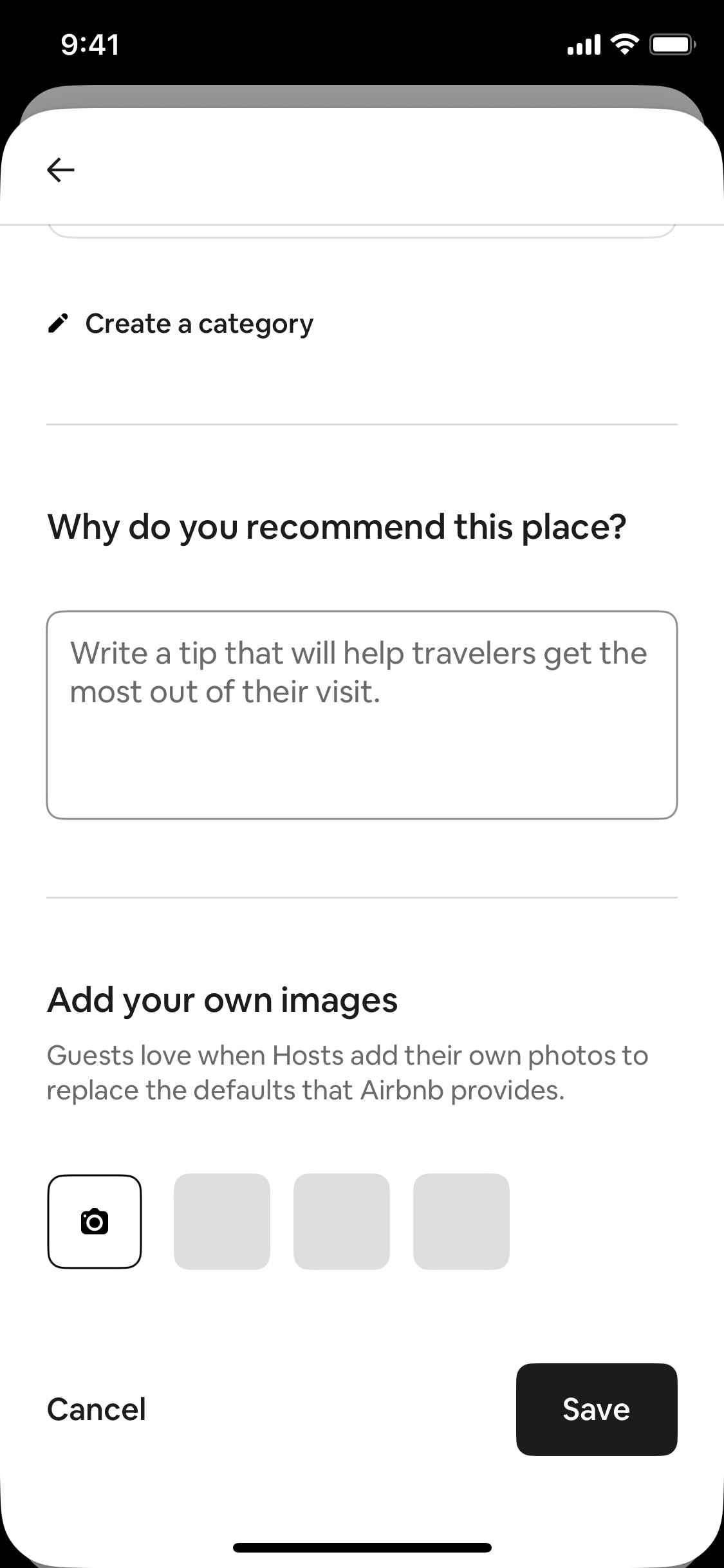 Airbnb iOS screen 420