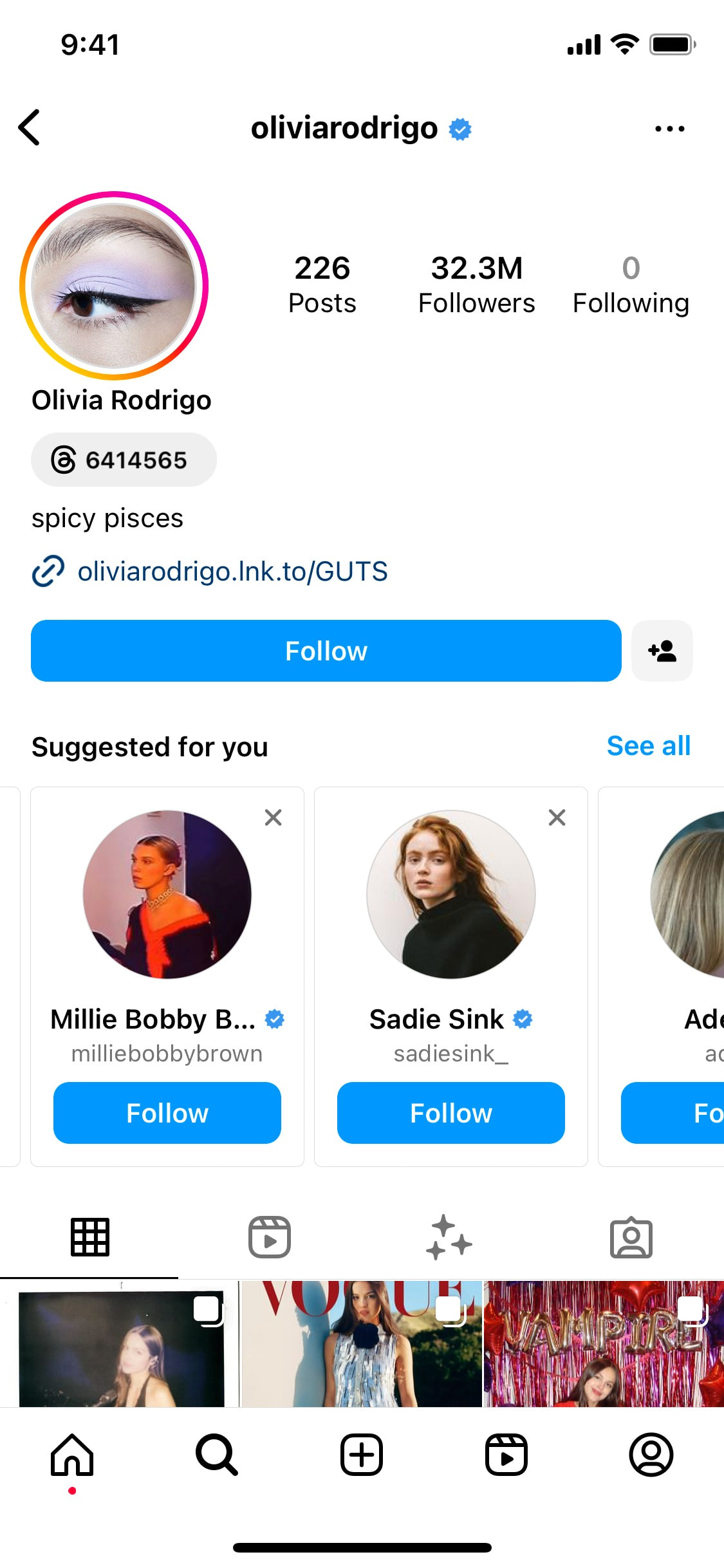 Instagram iOS screen 198