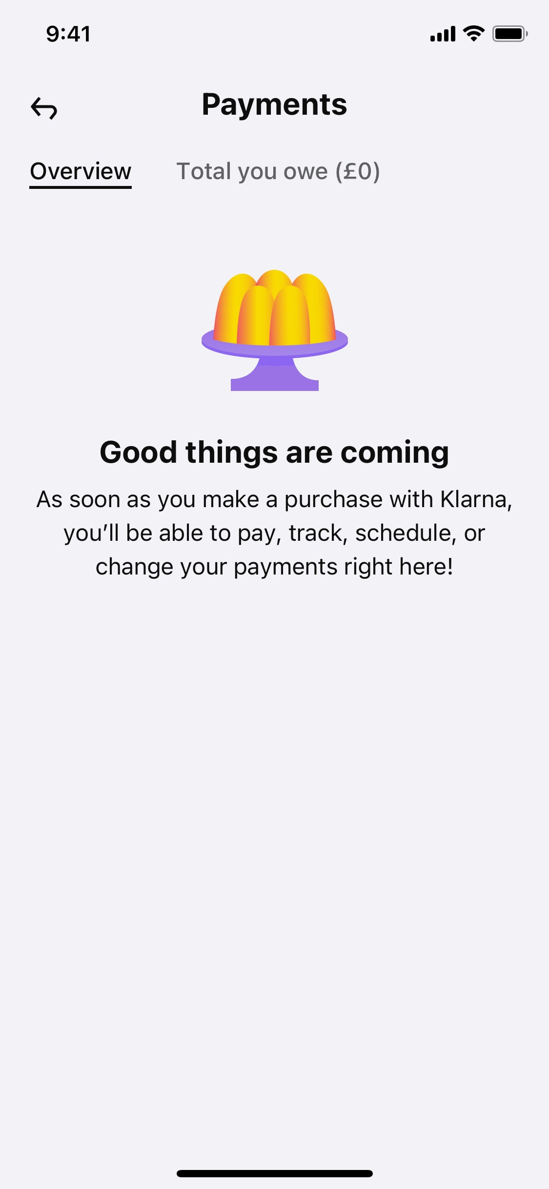 Klarna iOS screen 221