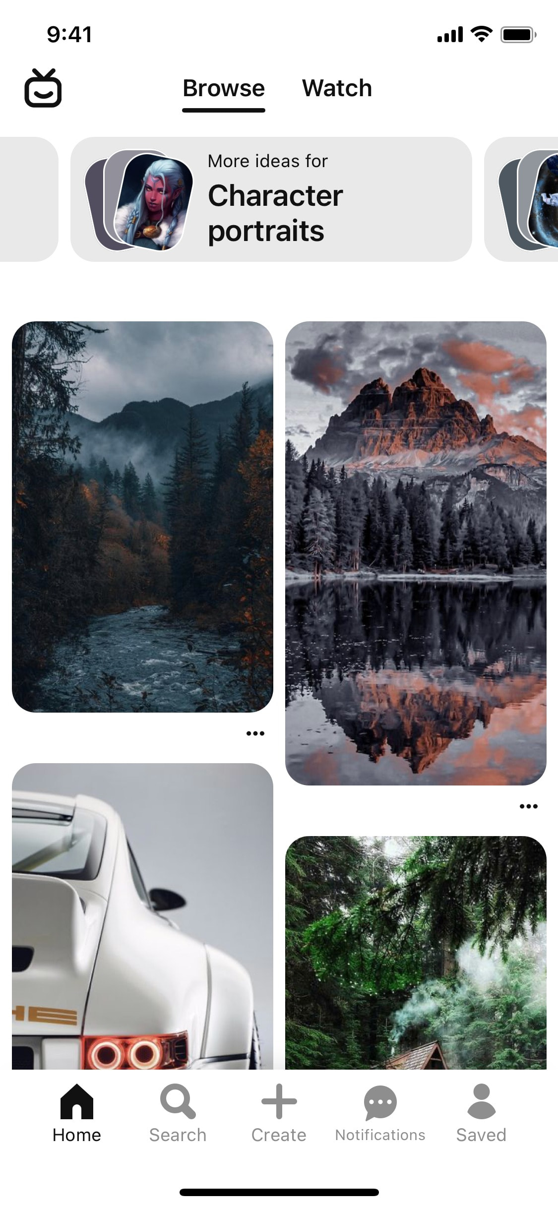 Pinterest iOS screen 348