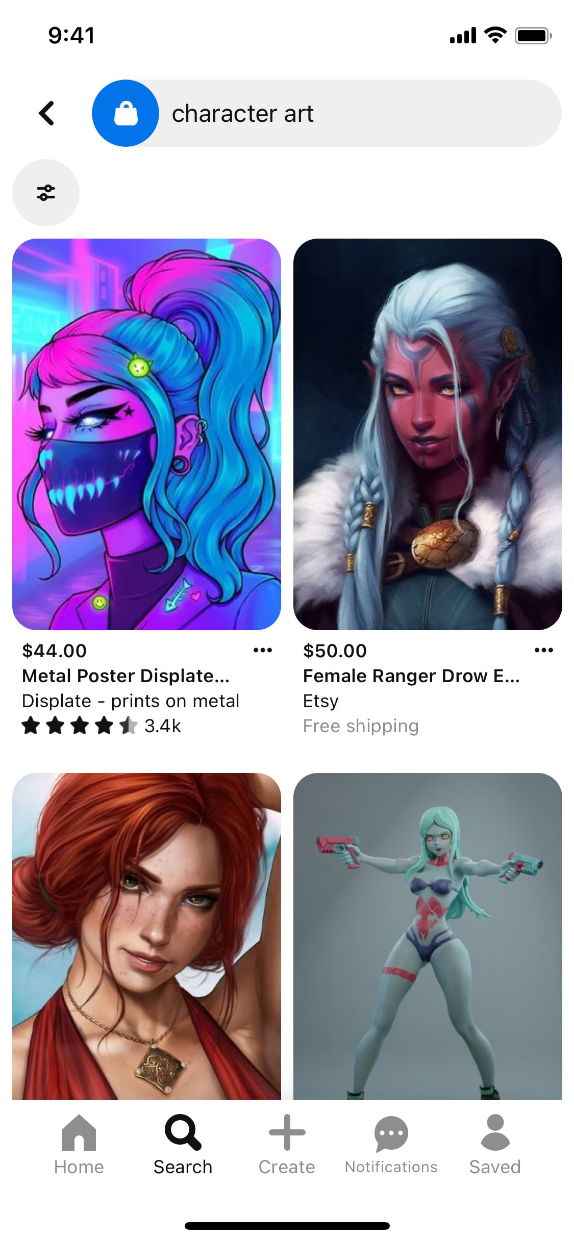 Pinterest iOS screen 435