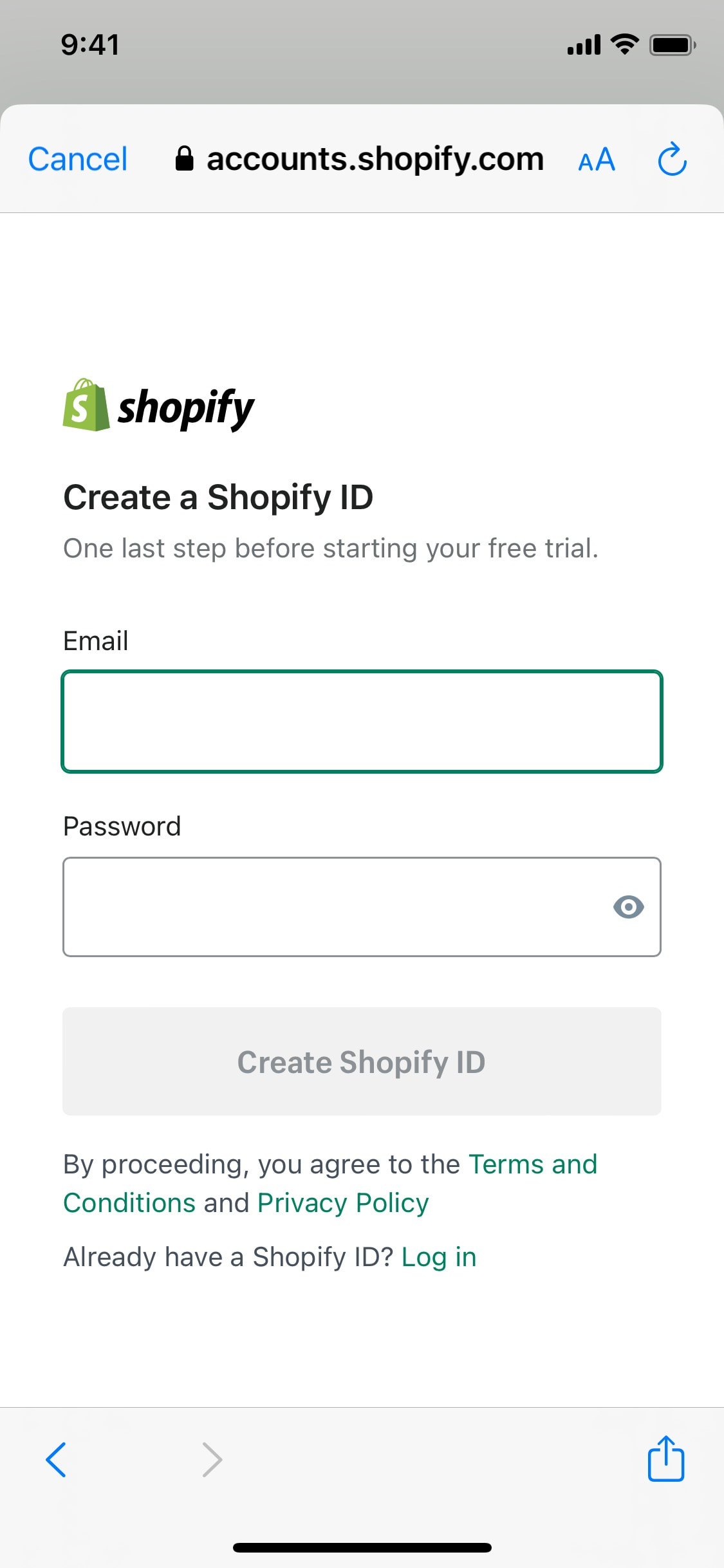 Shopify iOS screen 267