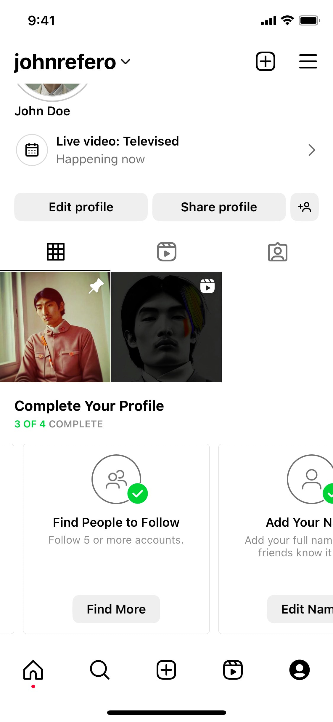 Instagram iOS screen 855