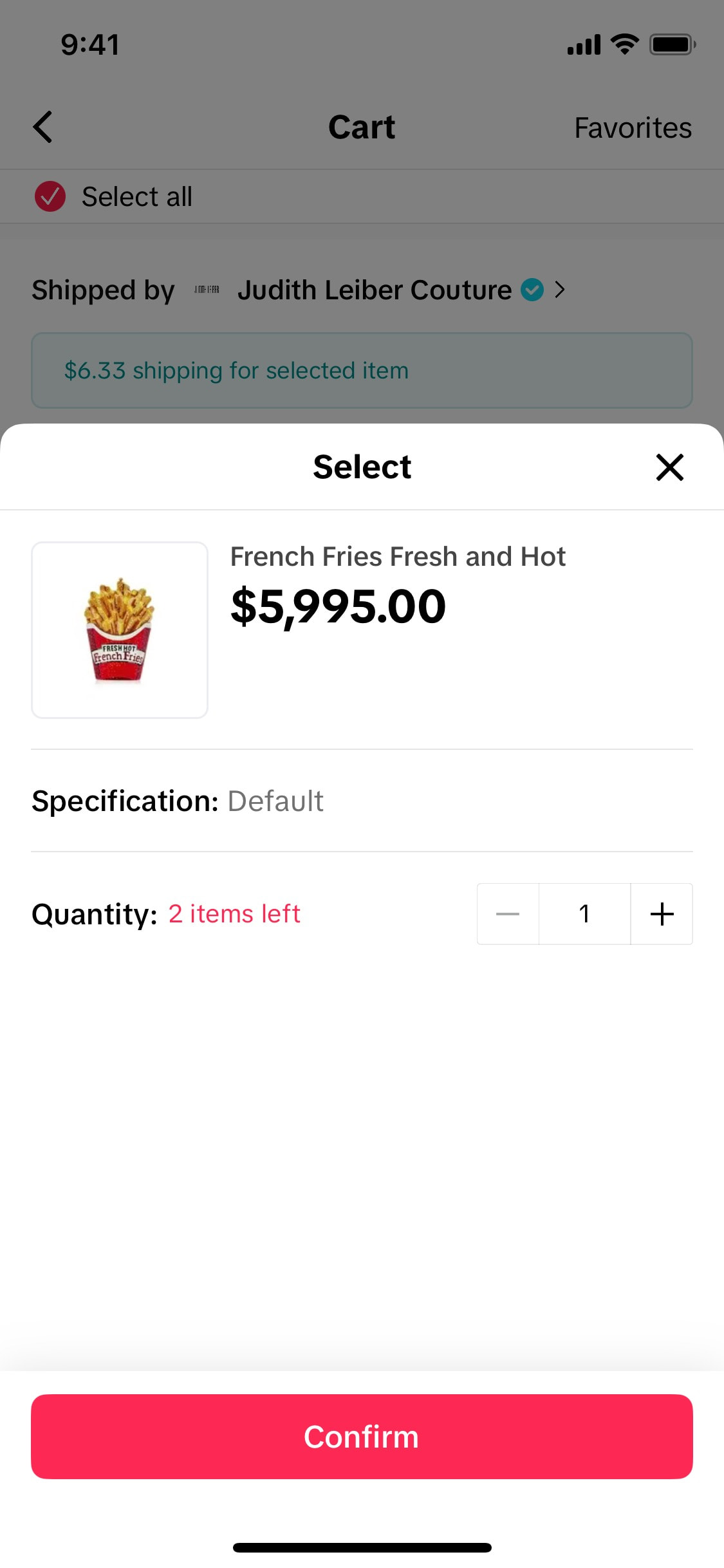 TikTok iOS screen 74